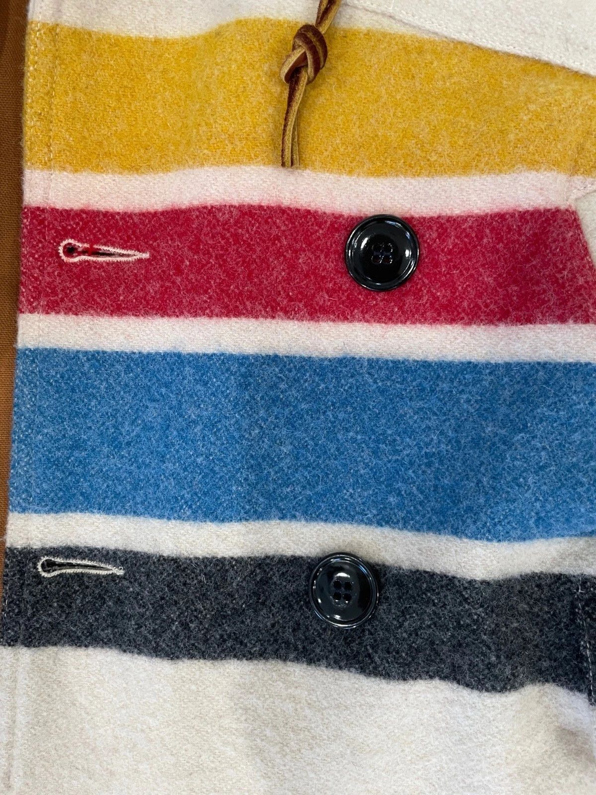 Monitaly Monitaly Multicolor Trench Coat Sz 42/L Size US L / EU 52-54 / 3 - 7 Thumbnail
