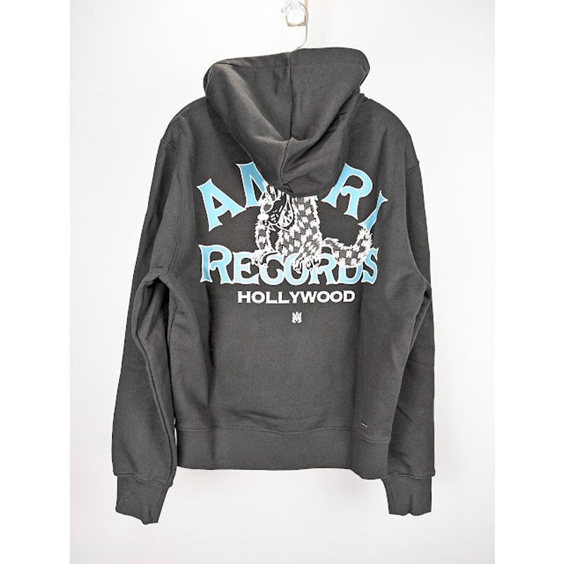 Amiri o1rshd1 Records Wolf Hoodie in Black Size US S / EU 44-46 / 1 - 10 Thumbnail