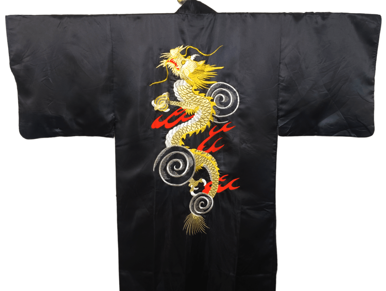 Beauty Beast Rare Japanese Kimono Embroidery Dragon Yakuza Size US L / EU 52-54 / 3 - 2 Thumbnail