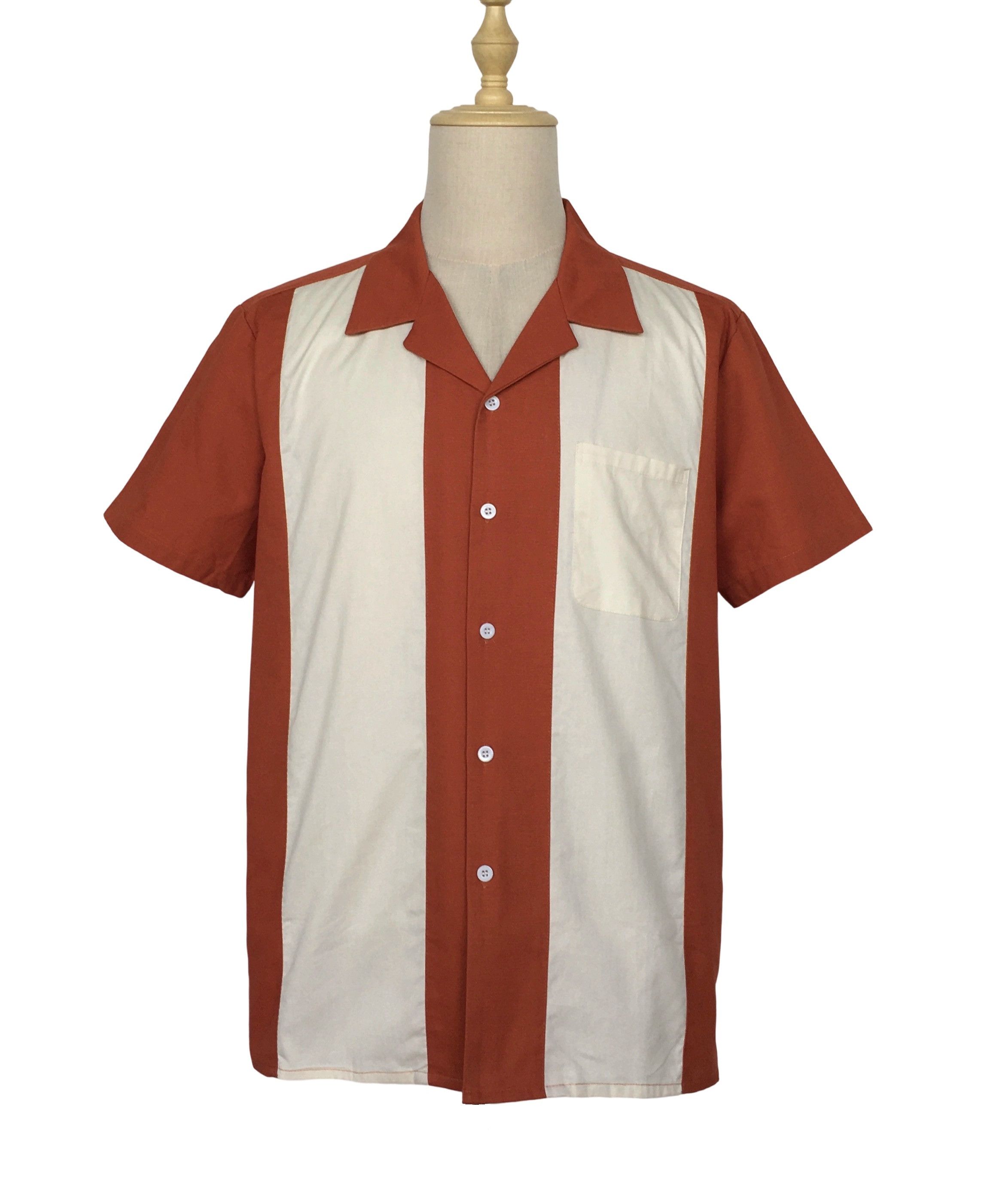 Other Vintage Style Western Shirts Bowling Shirts-sienna Size US XL / EU 56 / 4 - 1 Thumbnail
