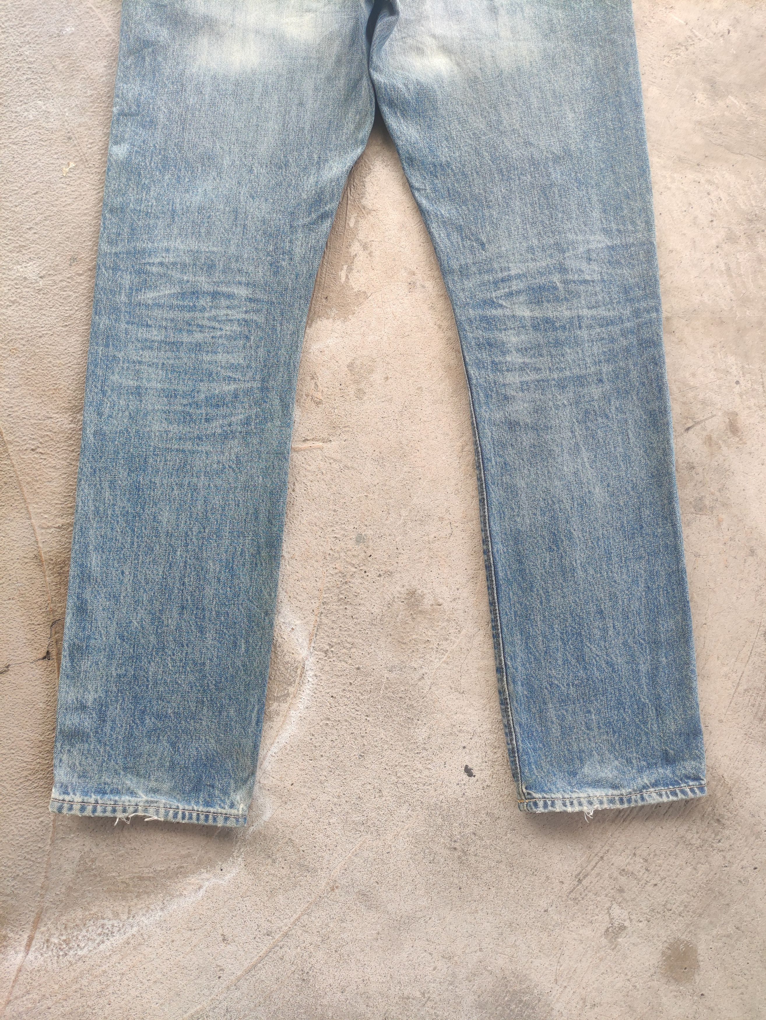 Gap Vintage Gap Rusty Jean Distressed Faded Slim Denim Size US 33 - 10 Thumbnail