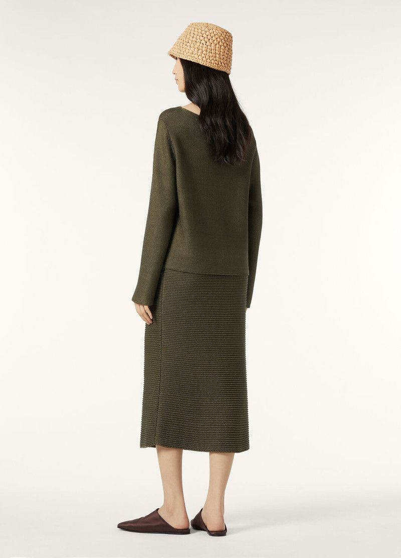 Loro Piana o1srvl11e0526 FAP2757 Scrivia Sweater in Green Size L / US 10 / IT 46 - 5 Thumbnail