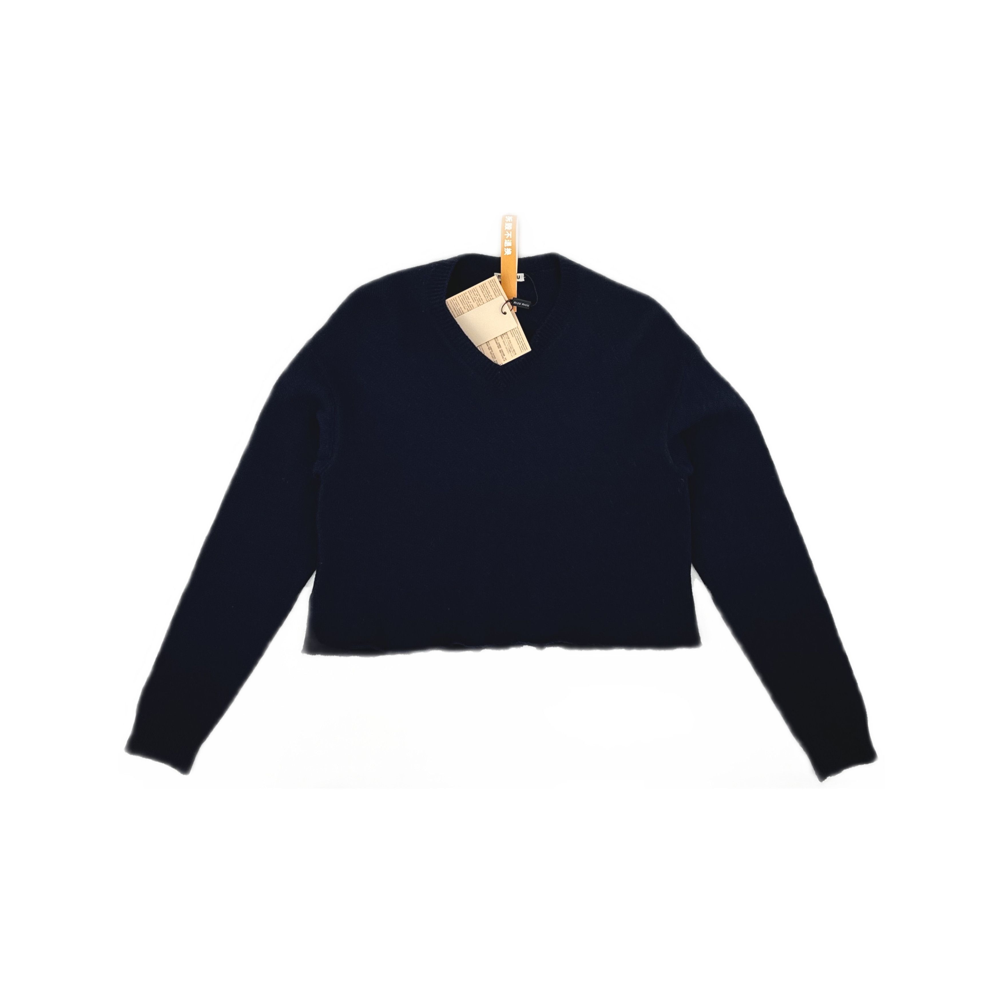 Miu Miu Miu Miu V-Neck Sweater Size 38 Size XS / US 0-2 / IT 36-38 - 1 Thumbnail