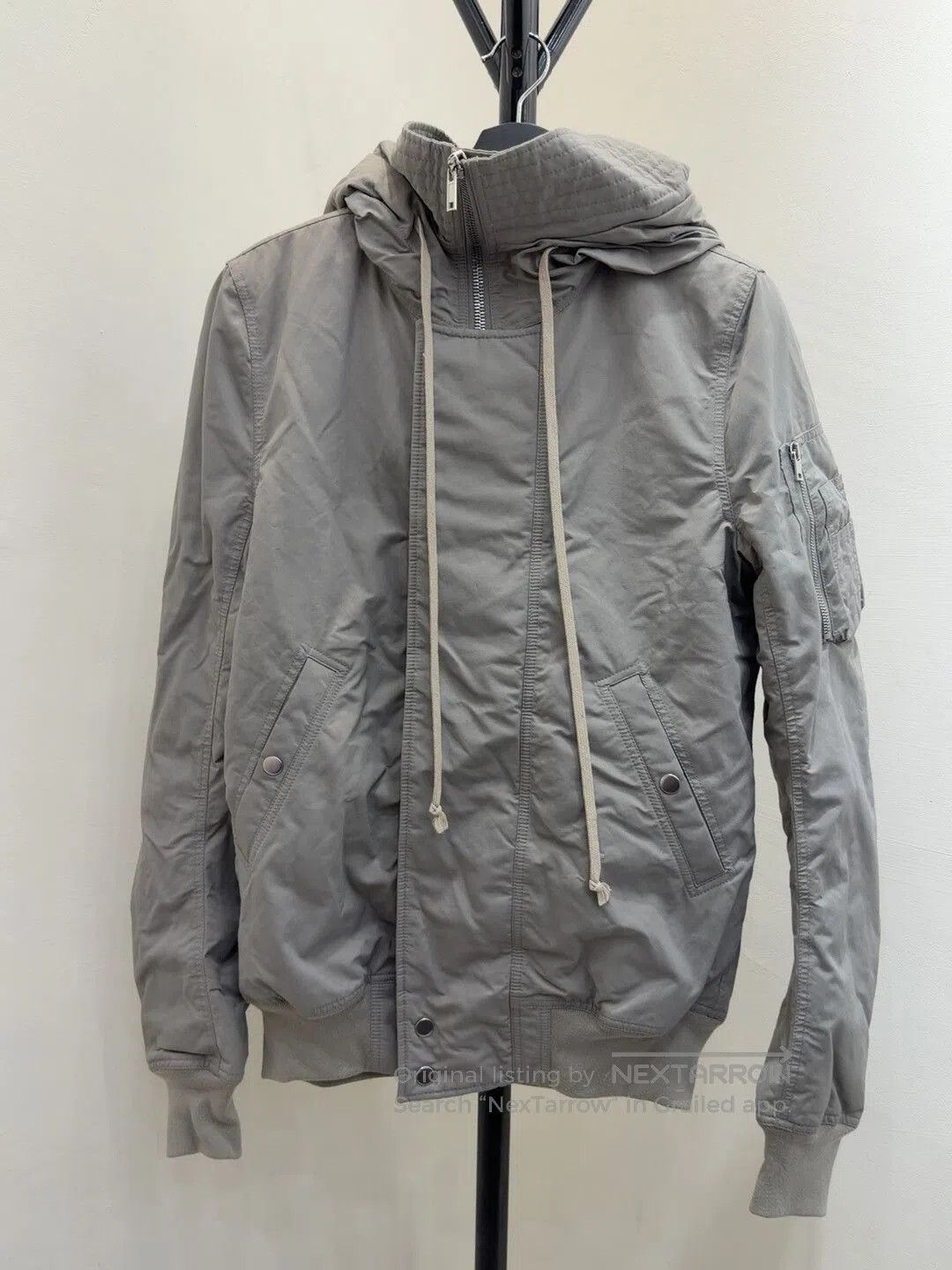 Rick Owens Drkshdw Rick Owens DRKSHDW Bomber Jacket in Gray. Size US S / EU 44-46 / 1 - 1 Thumbnail