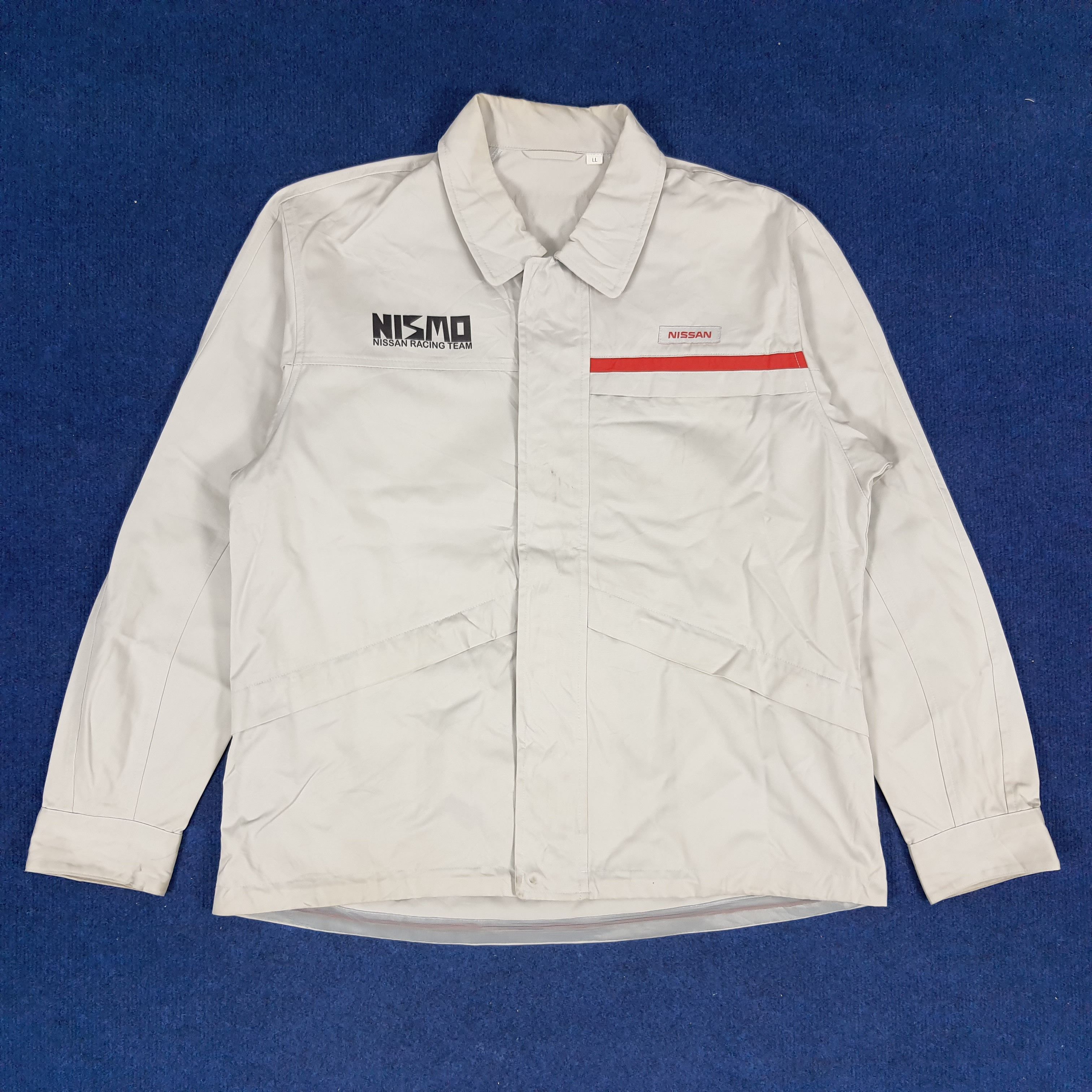 Japanese Brand × Vintage Vintage NISMO Nissan Racing Team Japanese Workwear Jacket Size US L / EU 52-54 / 3 - 3 Thumbnail