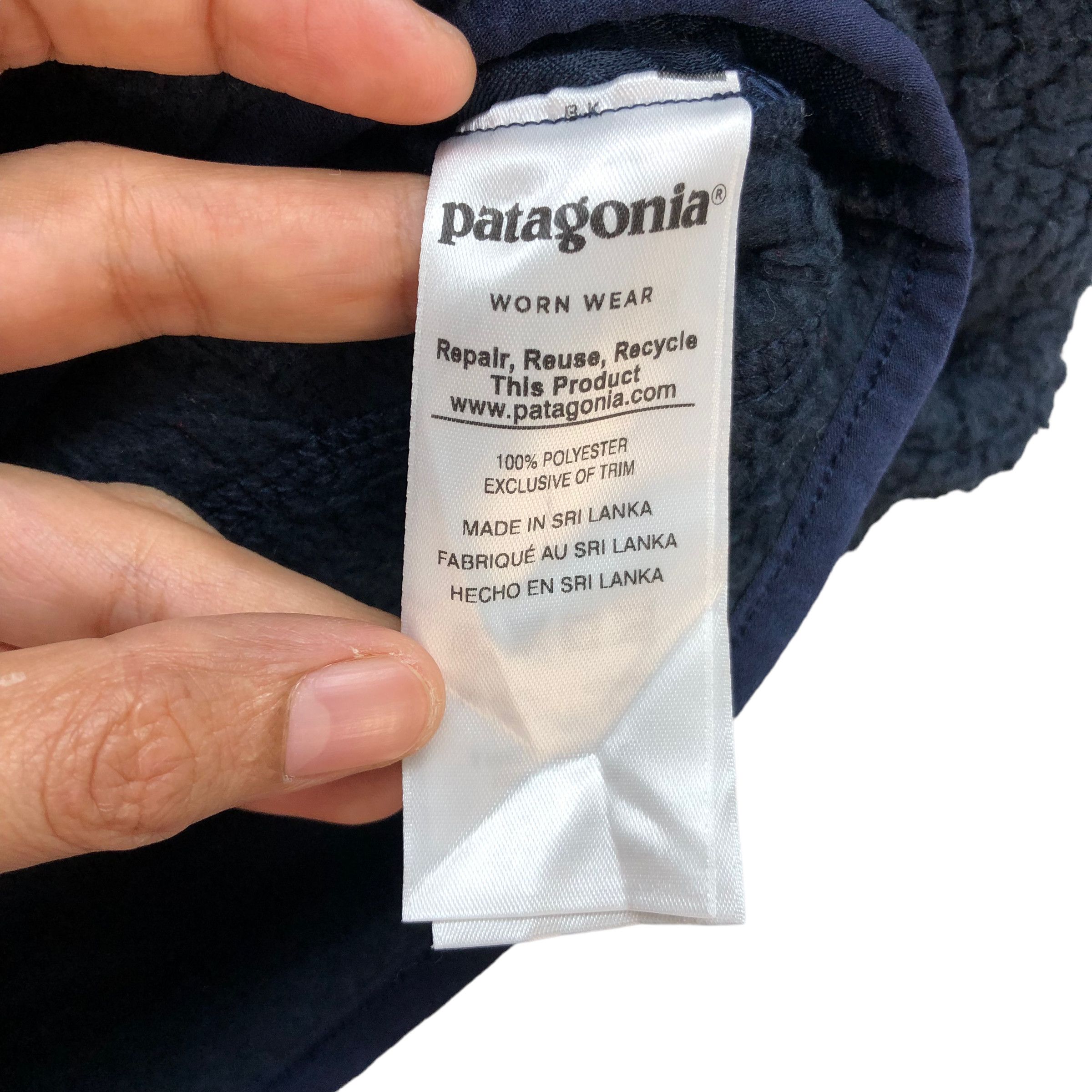 Patagonia PATAGONIA WORN WEAR DEEP PILE FLEECE VEST #7361-134 Size US S / EU 44-46 / 1 - 8 Thumbnail