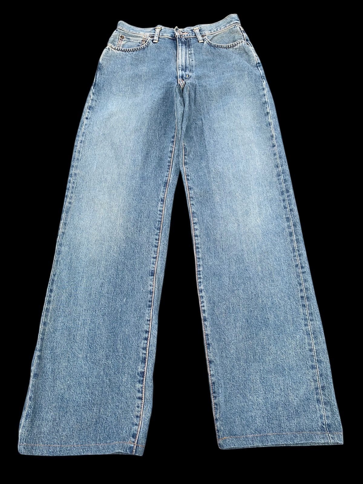 Kapital VINTAGE SOMETHING EDWIN SELVEDGE BAGGY DISTRESSED DENIM Size US 28 / EU 44 - 3 Thumbnail