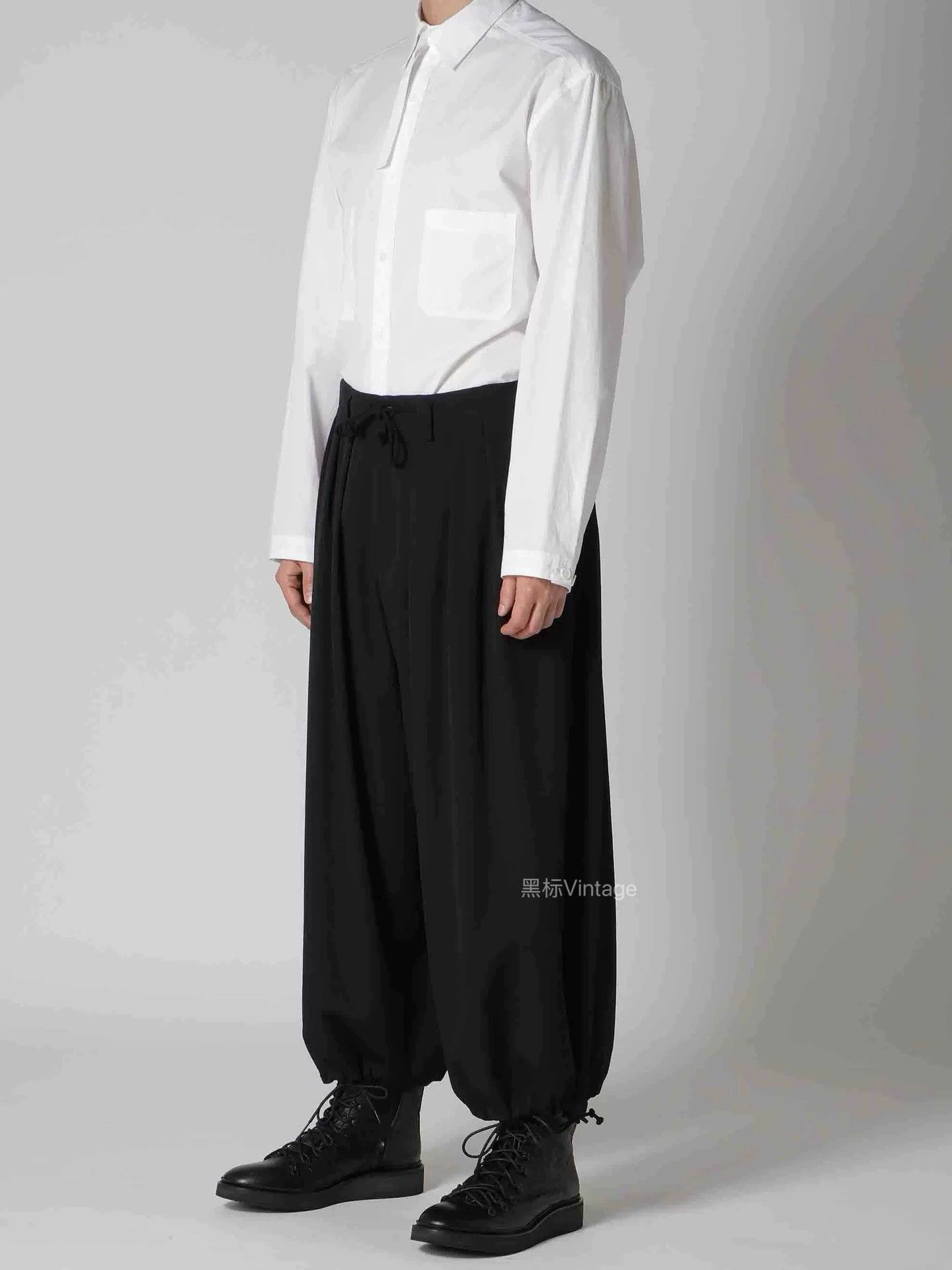Yohji Yamamoto Yohji Yamamoto Vintage Drawstring Balloon Pants Men's Size US 32 / EU 48 - 5 Thumbnail