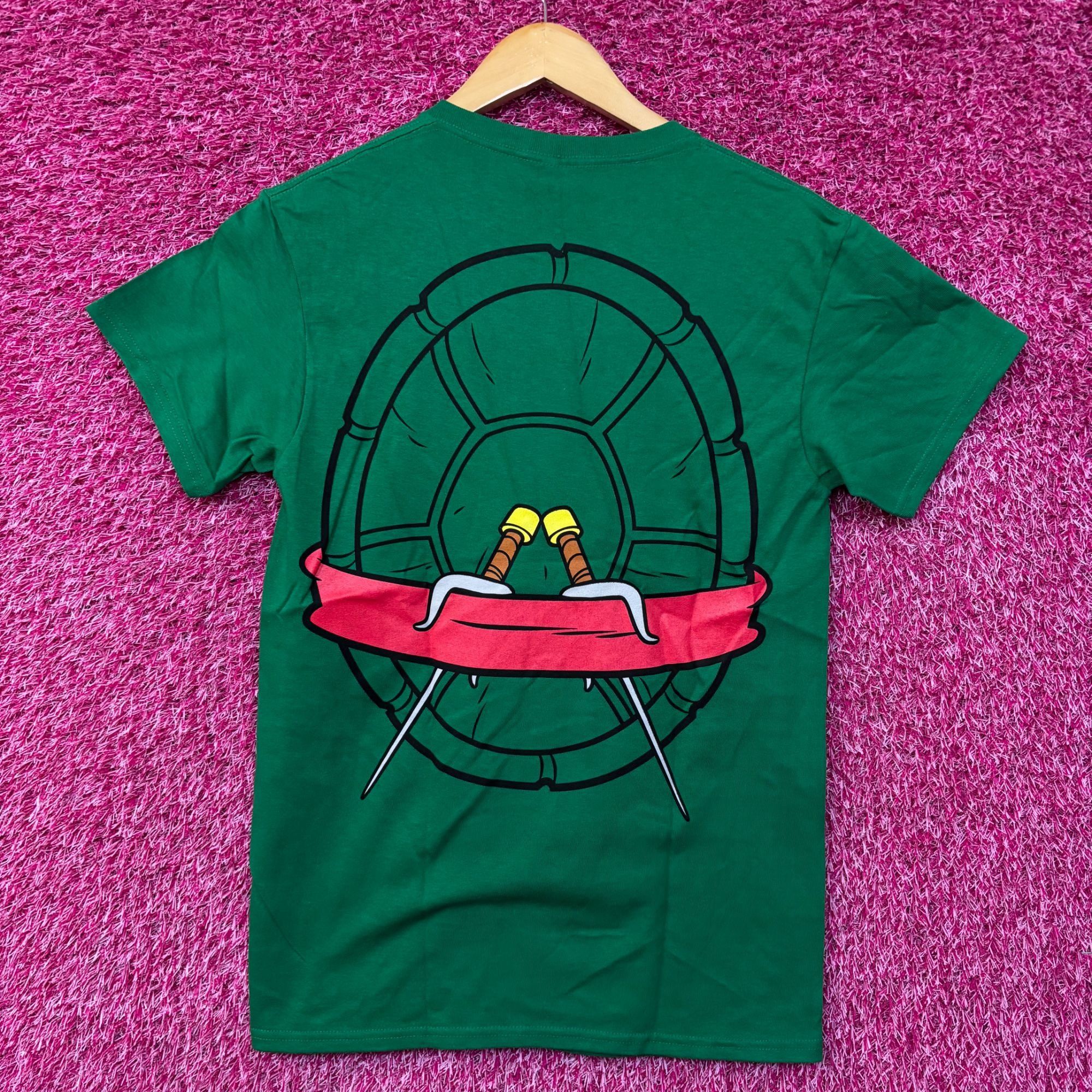 Nickelodeon TMNT Teenage Mutant Ninja Turtles Michelangelo Costume T-Shi Size US S / EU 44-46 / 1 - 3 Thumbnail