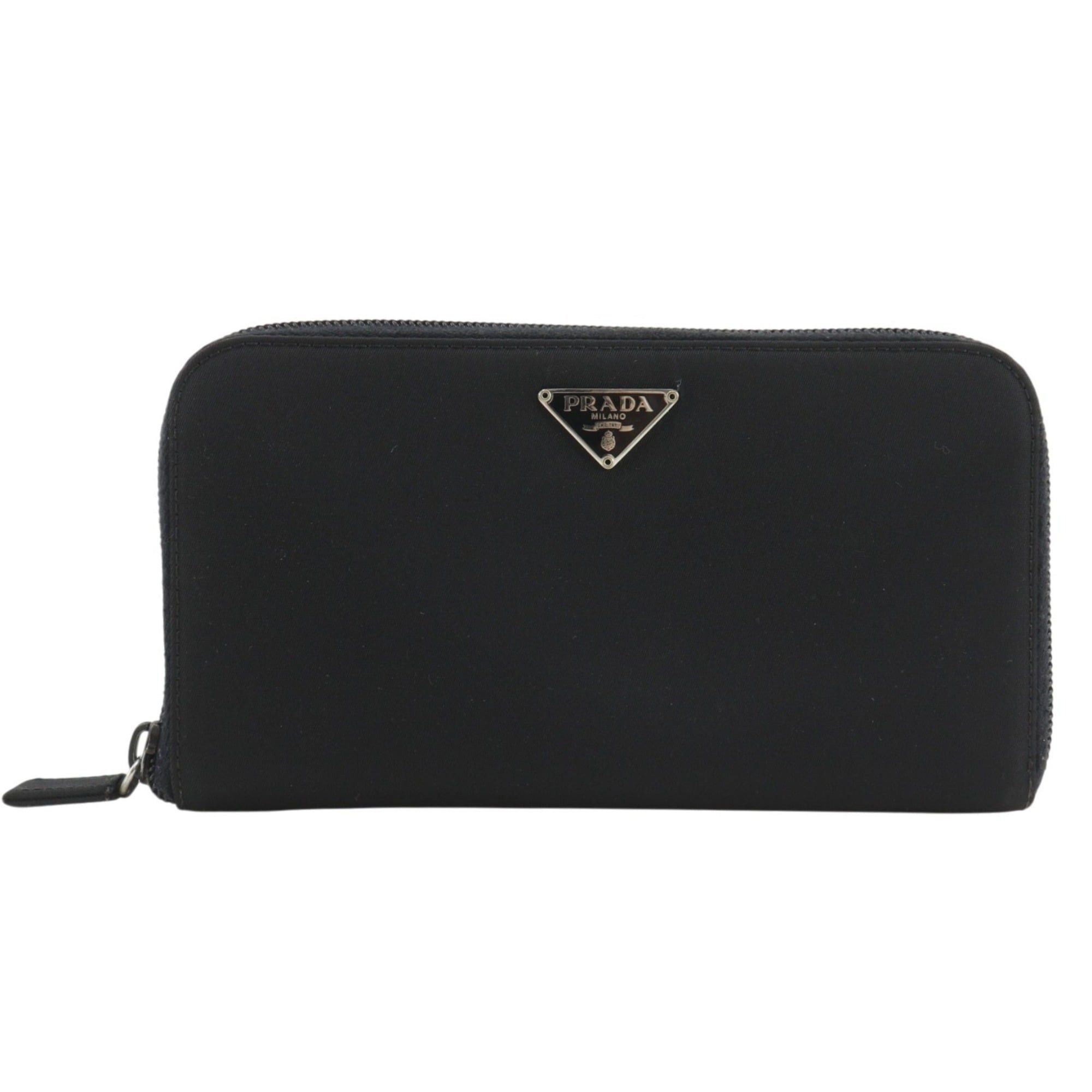 Prada Prada M506 Nylon Zip Around Long Wallet (Nero) - Unisex Size ONE SIZE - 1 Thumbnail