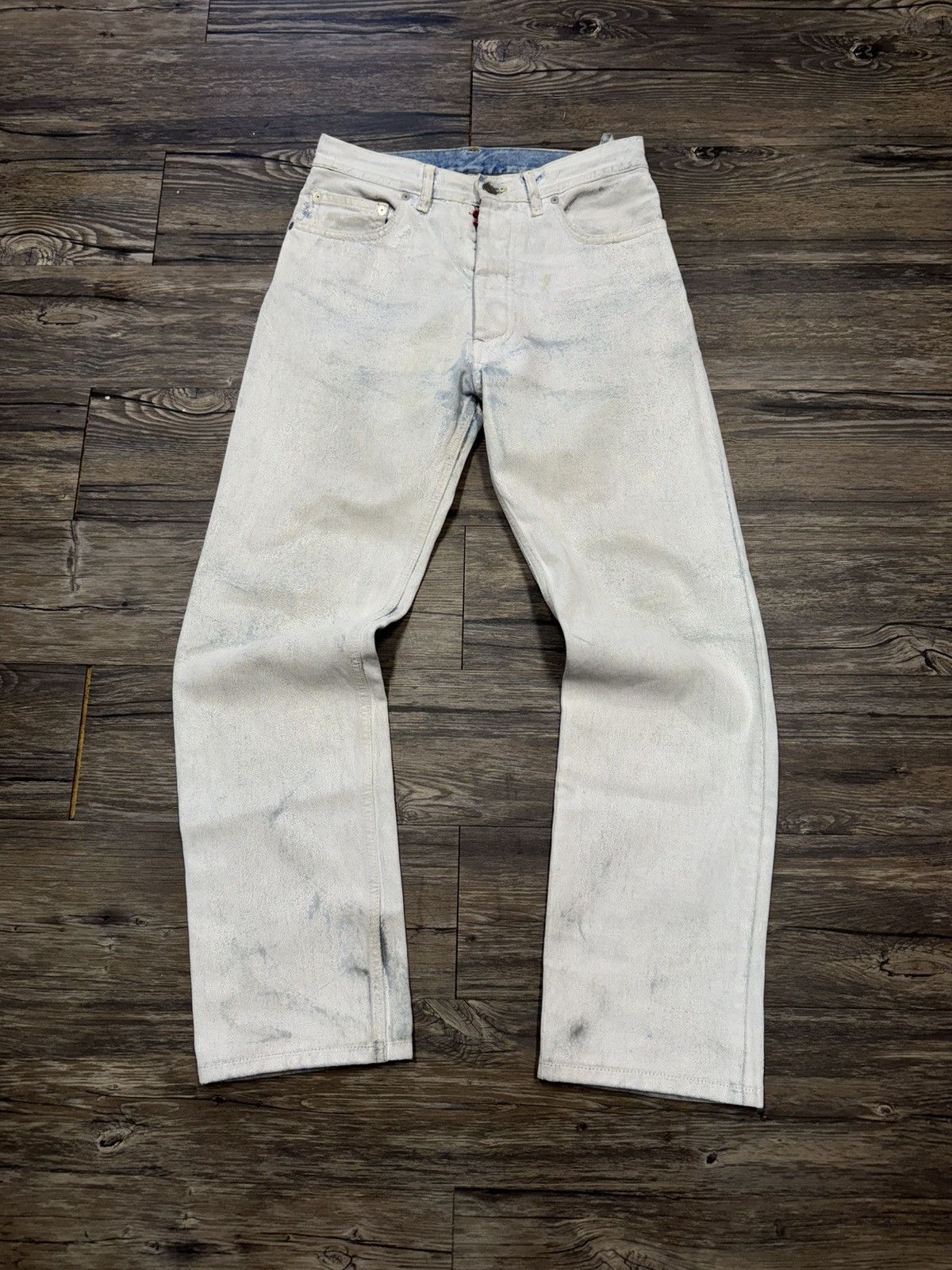 Maison Margiela Painted Jeans | Grailed