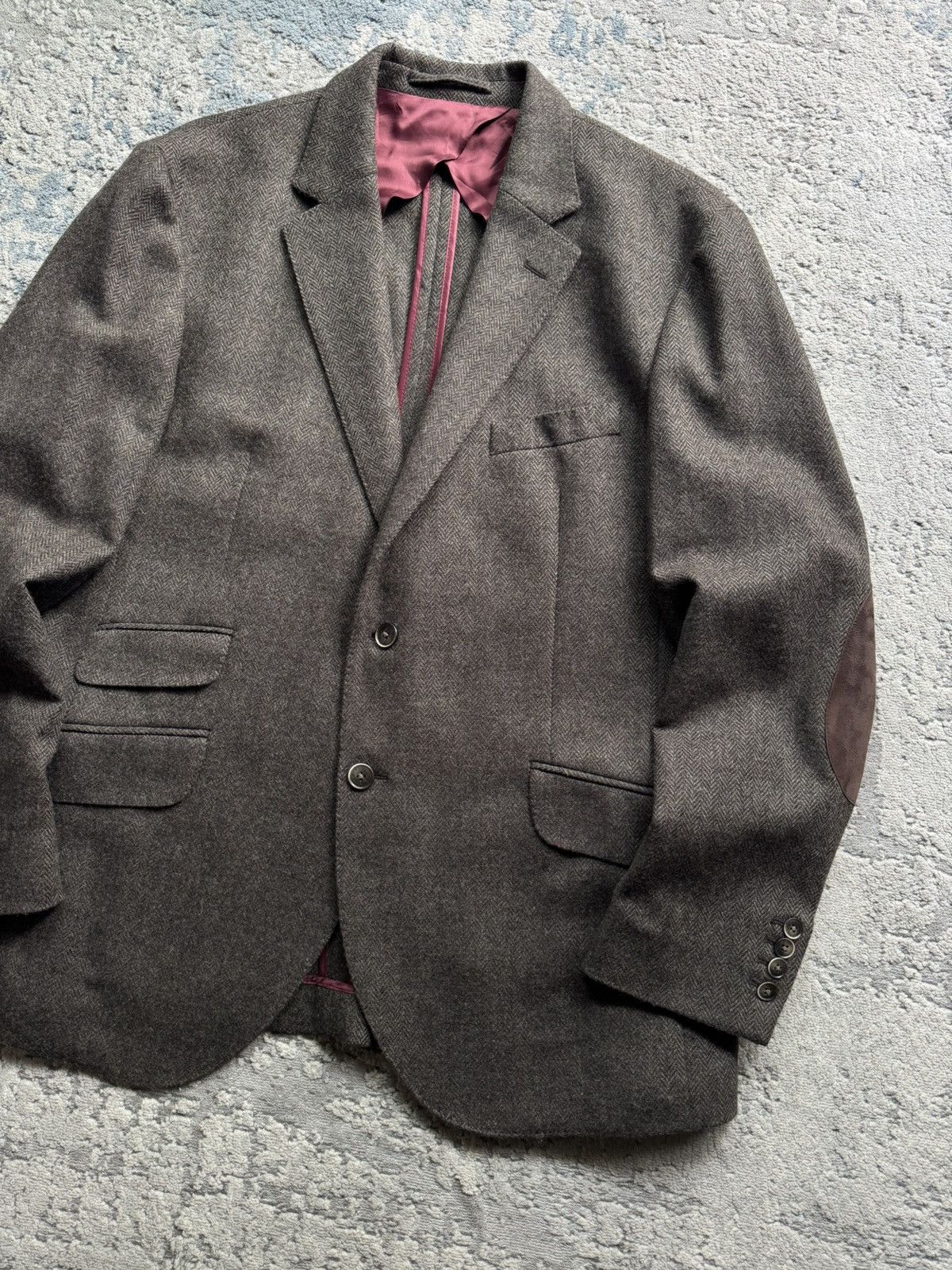 Hackett Hackett By Robert Noble Wool Tweed Blazer Jacket size 54R Size 54R - 2 Thumbnail