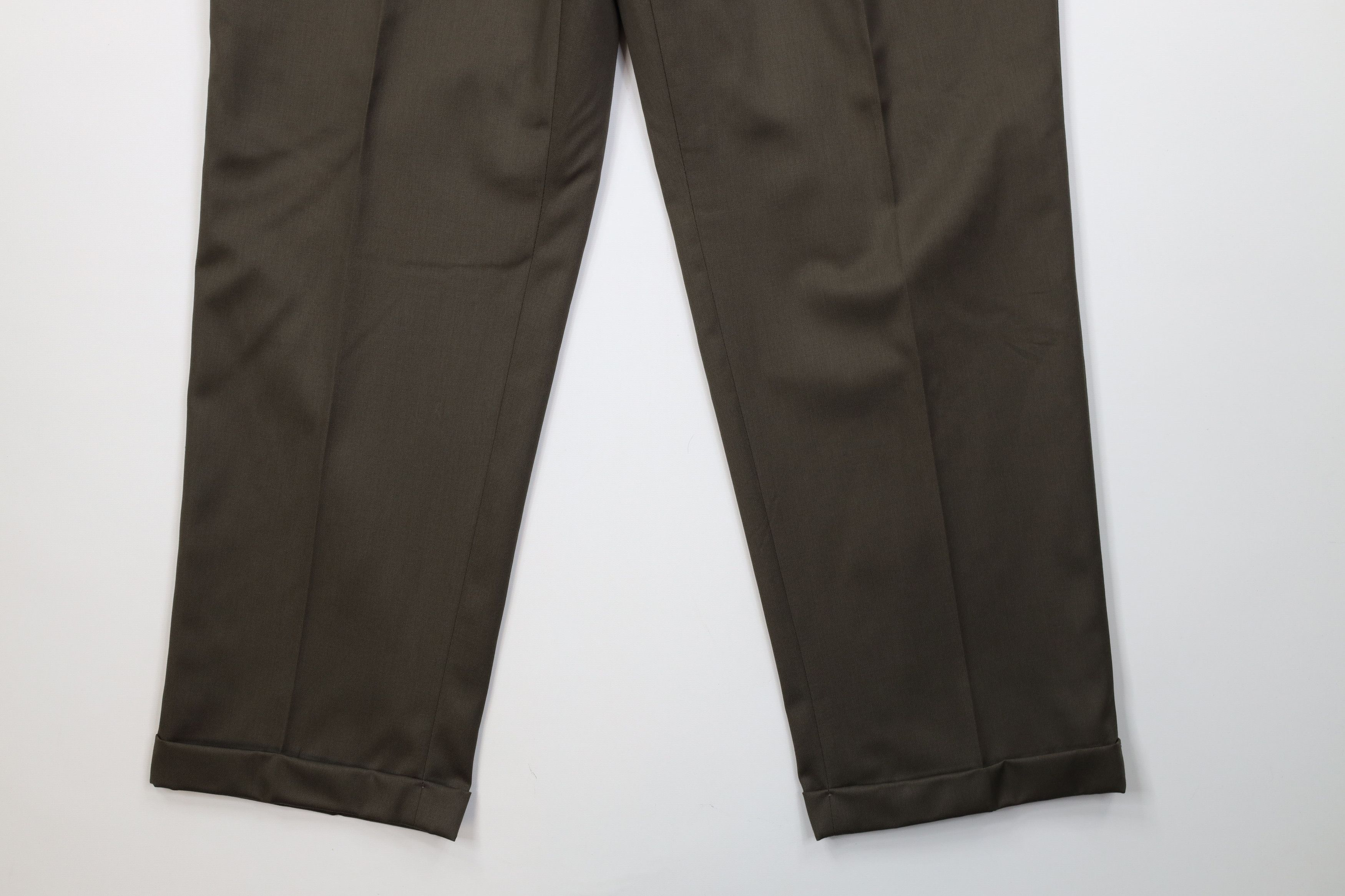 Ralph Lauren Vintage Ralph Lauren Super 100s Wool Wide Leg Chino Pants Size US 38 / EU 54 - 5 Thumbnail