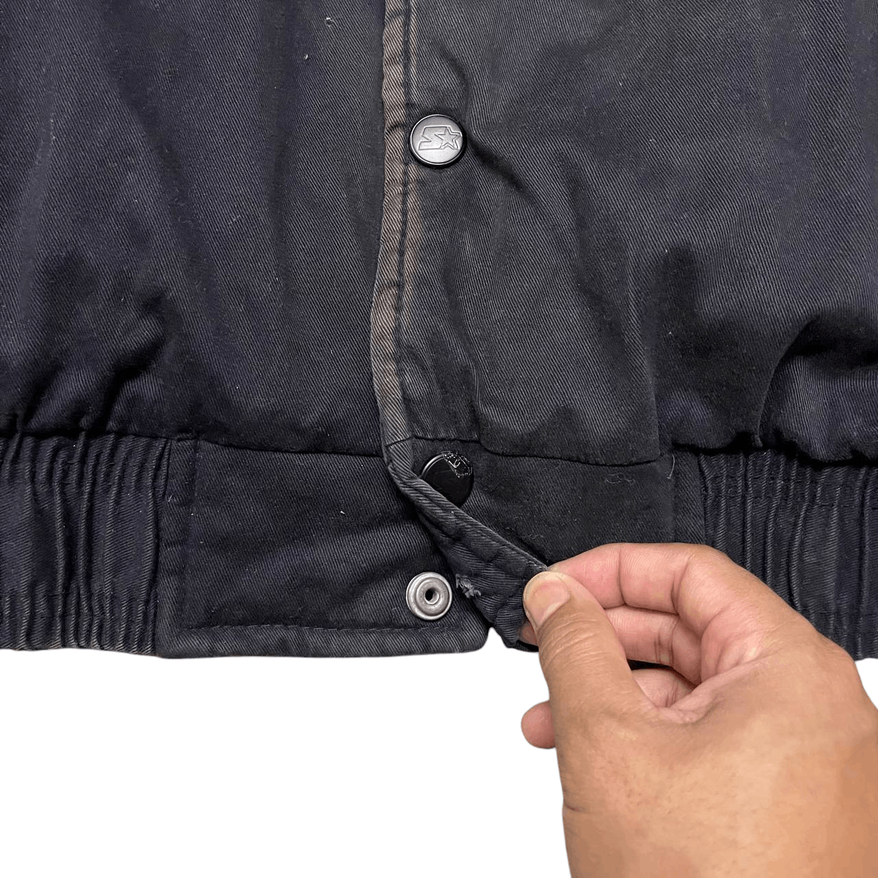 Starter Vintage Starter Embroidered Bomber Jacket Sherpa Linning Size US L / EU 52-54 / 3 - 6 Thumbnail