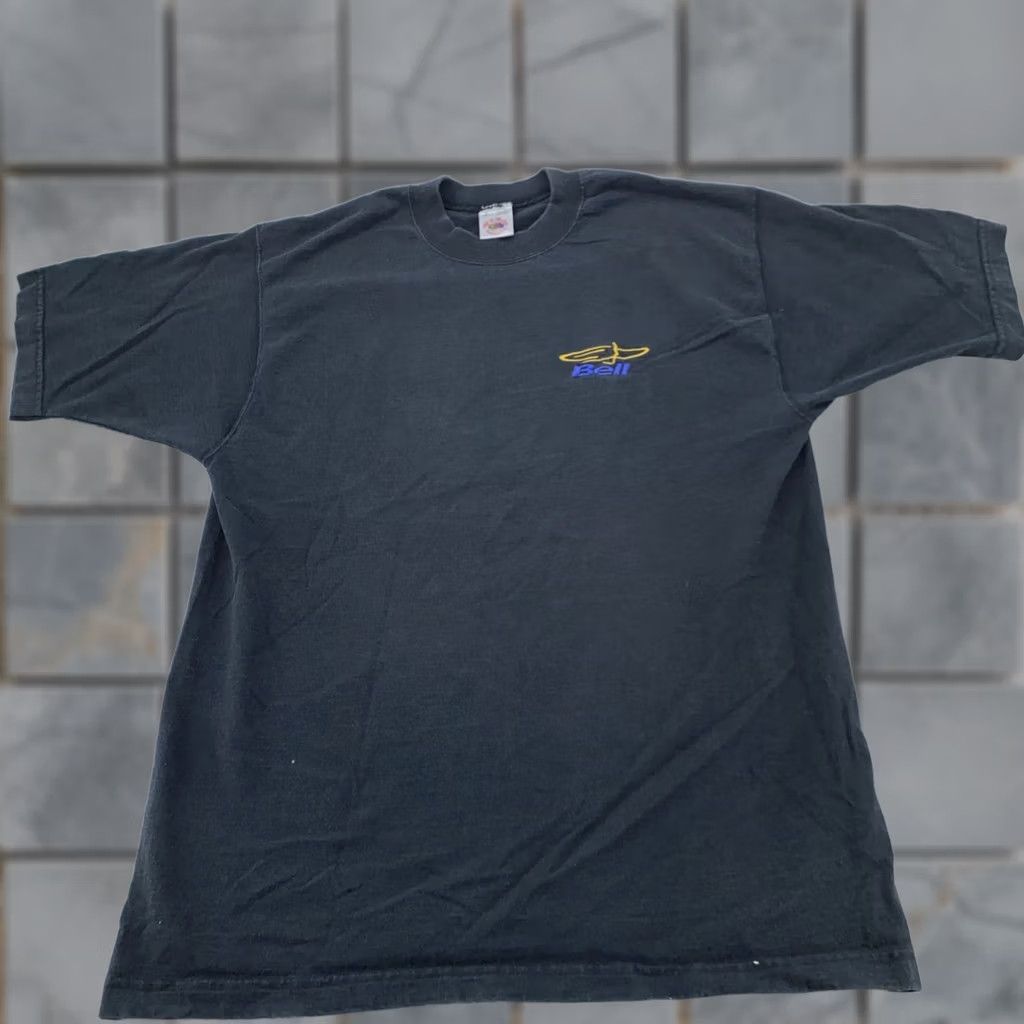 Fruit Of The Loom VINTAGE Bell Helicopter Shirt Mens Large Black Logo Fruit of the Loom USA 90s Size US L / EU 52-54 / 3 - 1 Thumbnail
