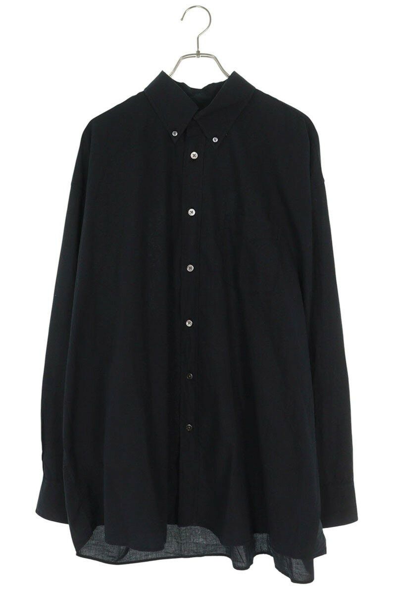 Our Legacy 25AW BORROWED Down Long Sleeve Shirt Black Size 50