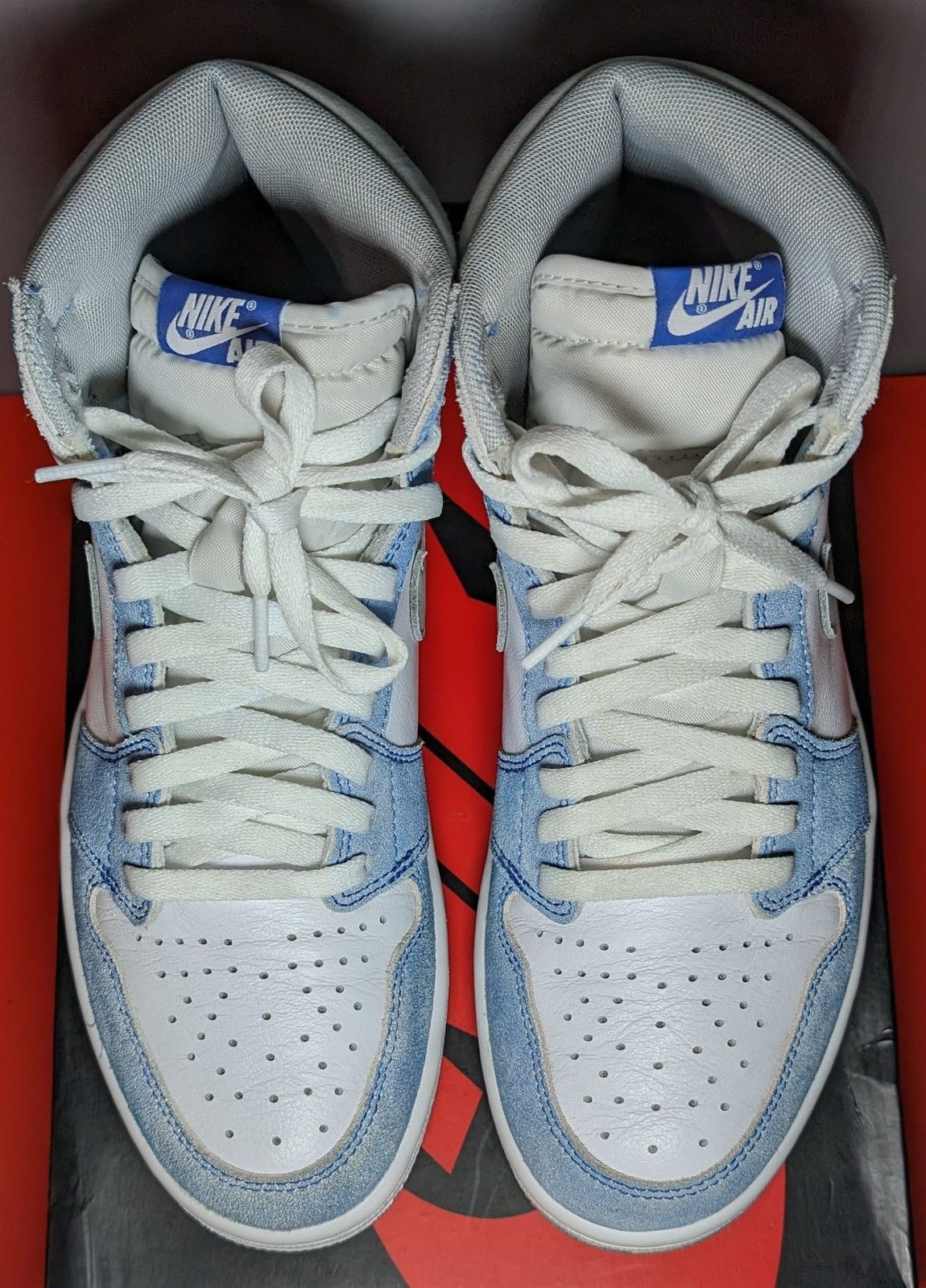 Jordan Brand Size 10 - Jordan 1 Retro OG High Hyper Royal Smoke Grey Size US 10 / EU 43 - 2 Thumbnail