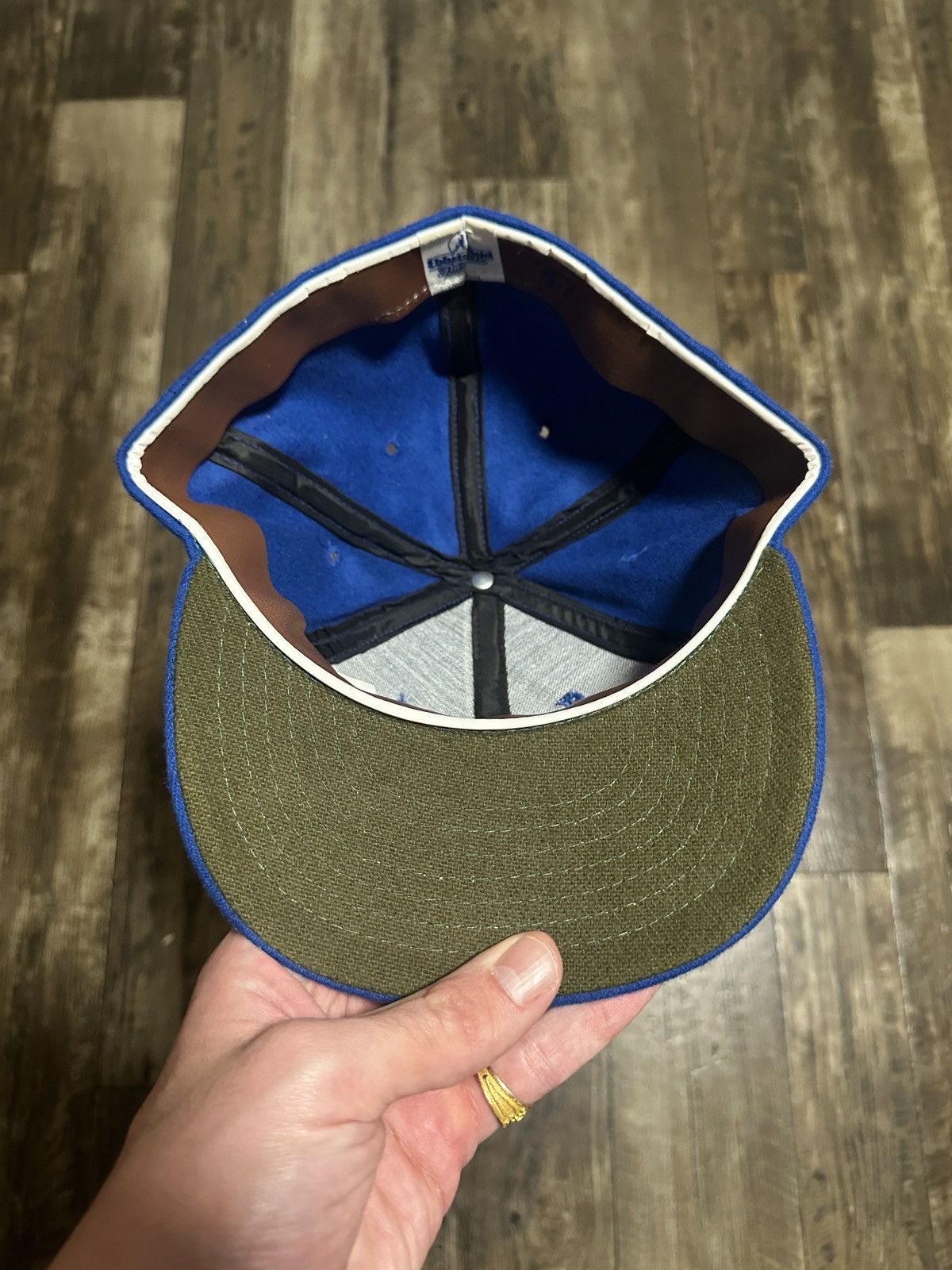 Ebbets Field Flannels Vintage Jersey City Giants Fitted Hat 7 1/2 Size ONE SIZE - 5 Thumbnail