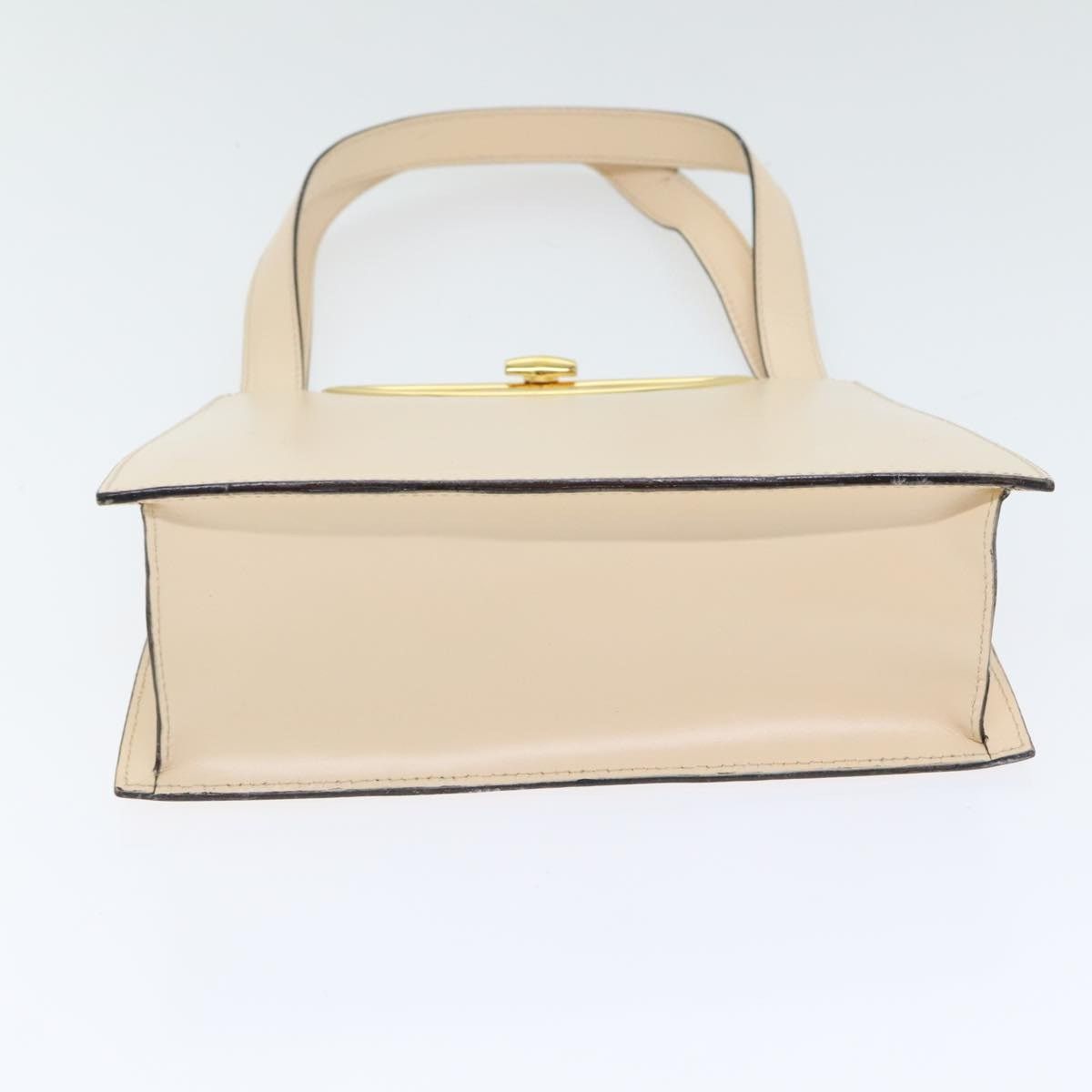 Celine CELINE Hand Bag Leather Cream Gold Size ONE SIZE - 9 Thumbnail