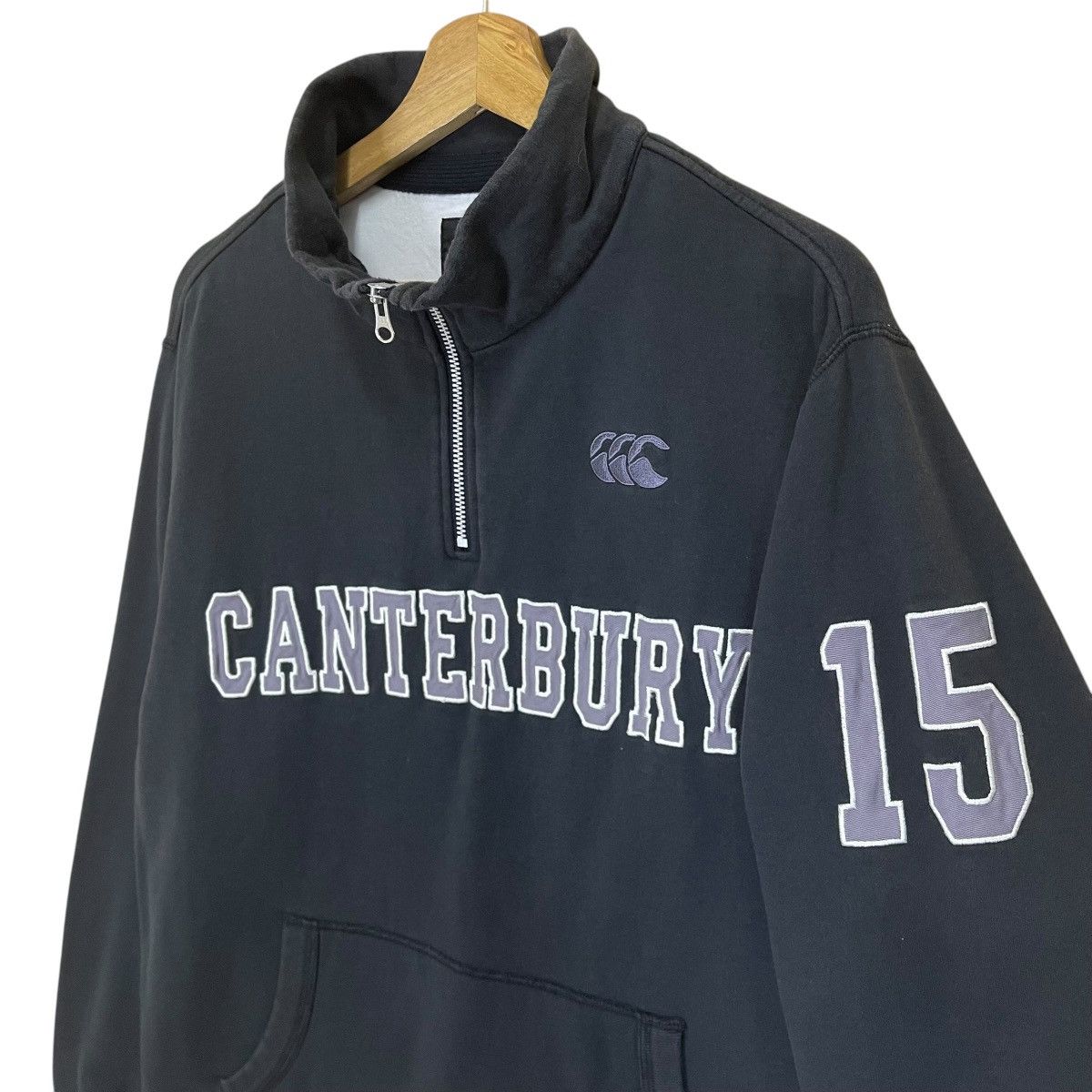 Canterbury of New Zealand Vintage 90s Canterbury Of New Zealand Halfzip Sweatshirt Size US M / EU 48-50 / 2 - 4 Thumbnail