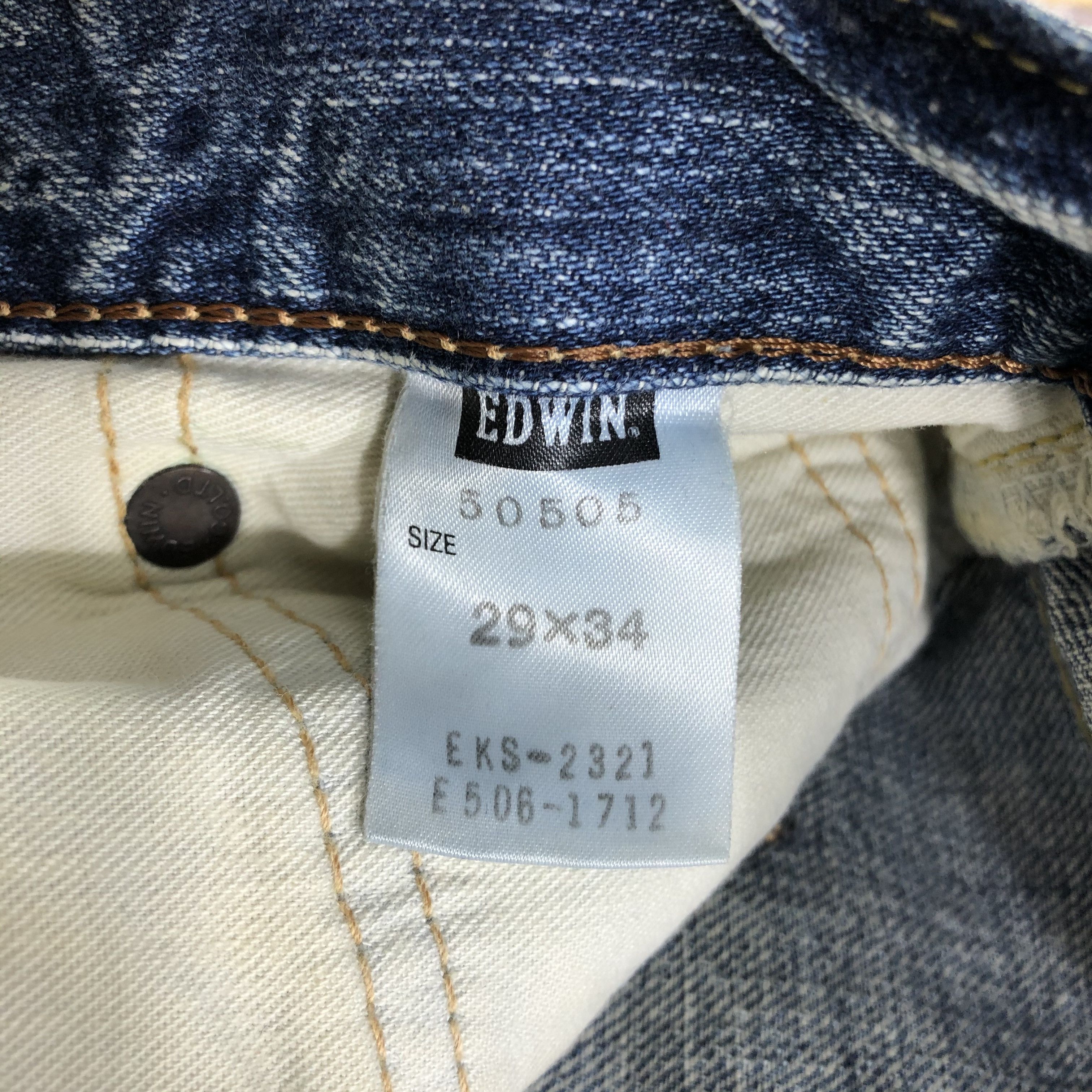 Edwin Vintage Edwin 505 Selvedge Jeans-JM3569 Size US 33 - 10 Thumbnail