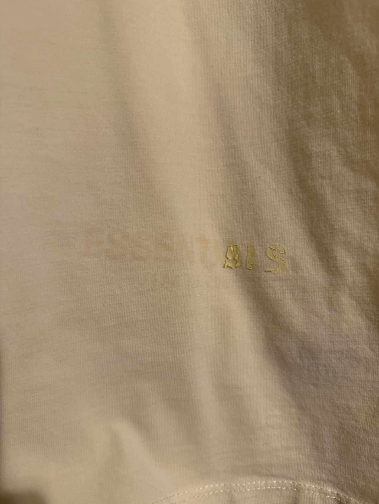 Fear of God Fear of God Essentials Yellow T-Shirt Size US L / EU 52-54 / 3 - 3 Thumbnail