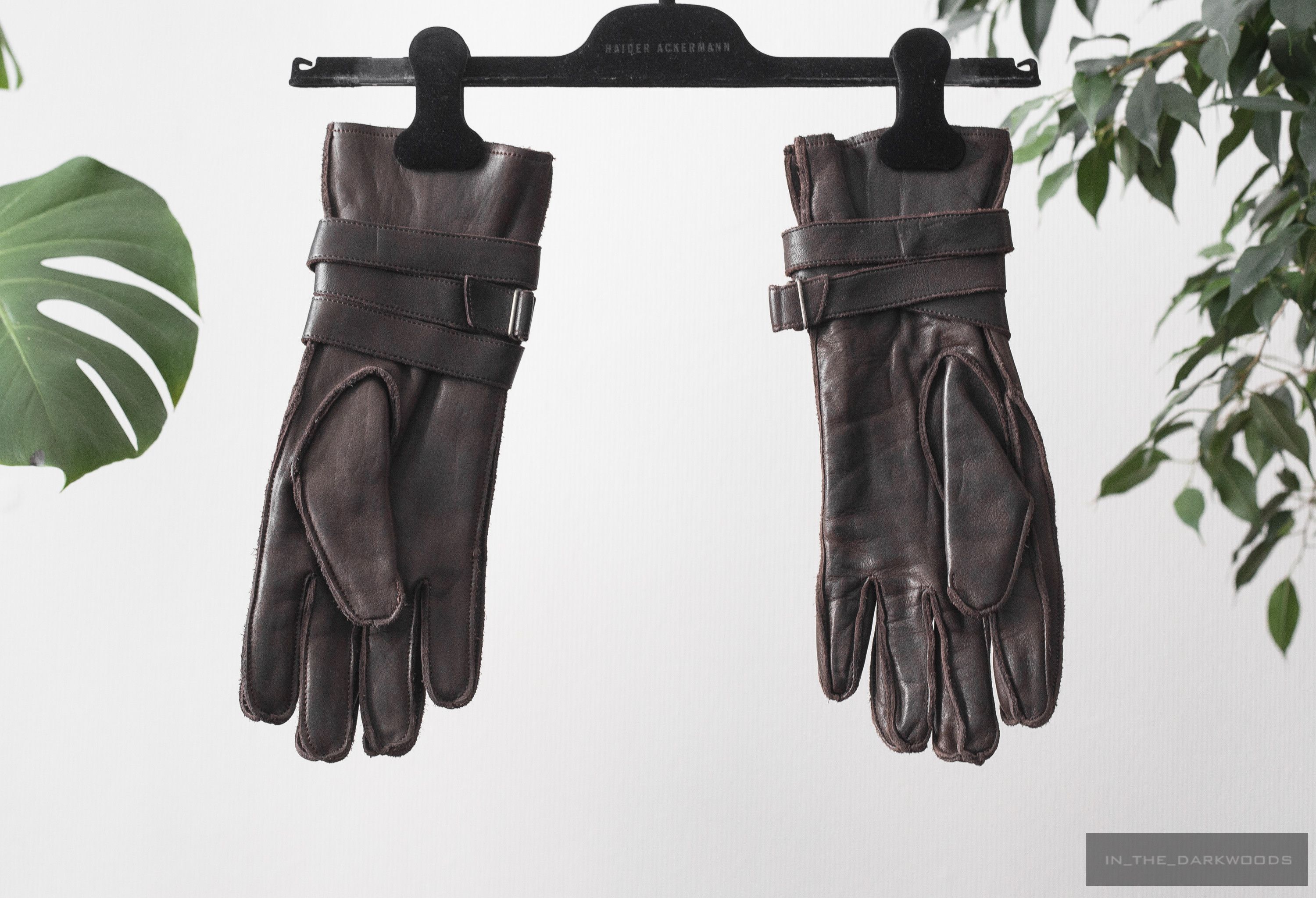Yohji Yamamoto 2007AW horse hide long leather gloves Size ONE SIZE - 3 Thumbnail