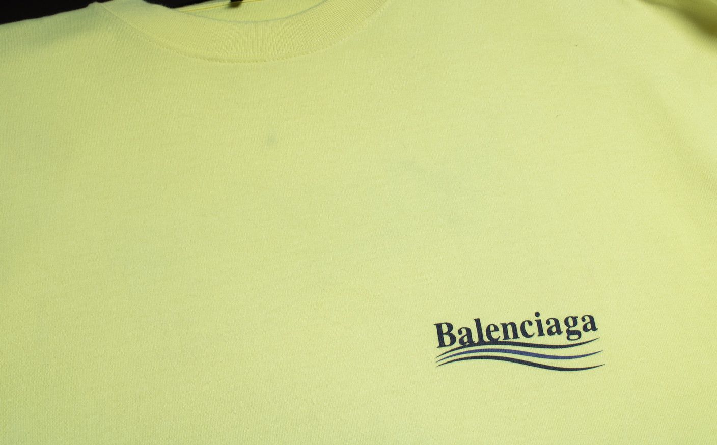 Balenciaga Balenciaga, yellow tshirt with logo Size US M / EU 48-50 / 2 - 8 Thumbnail