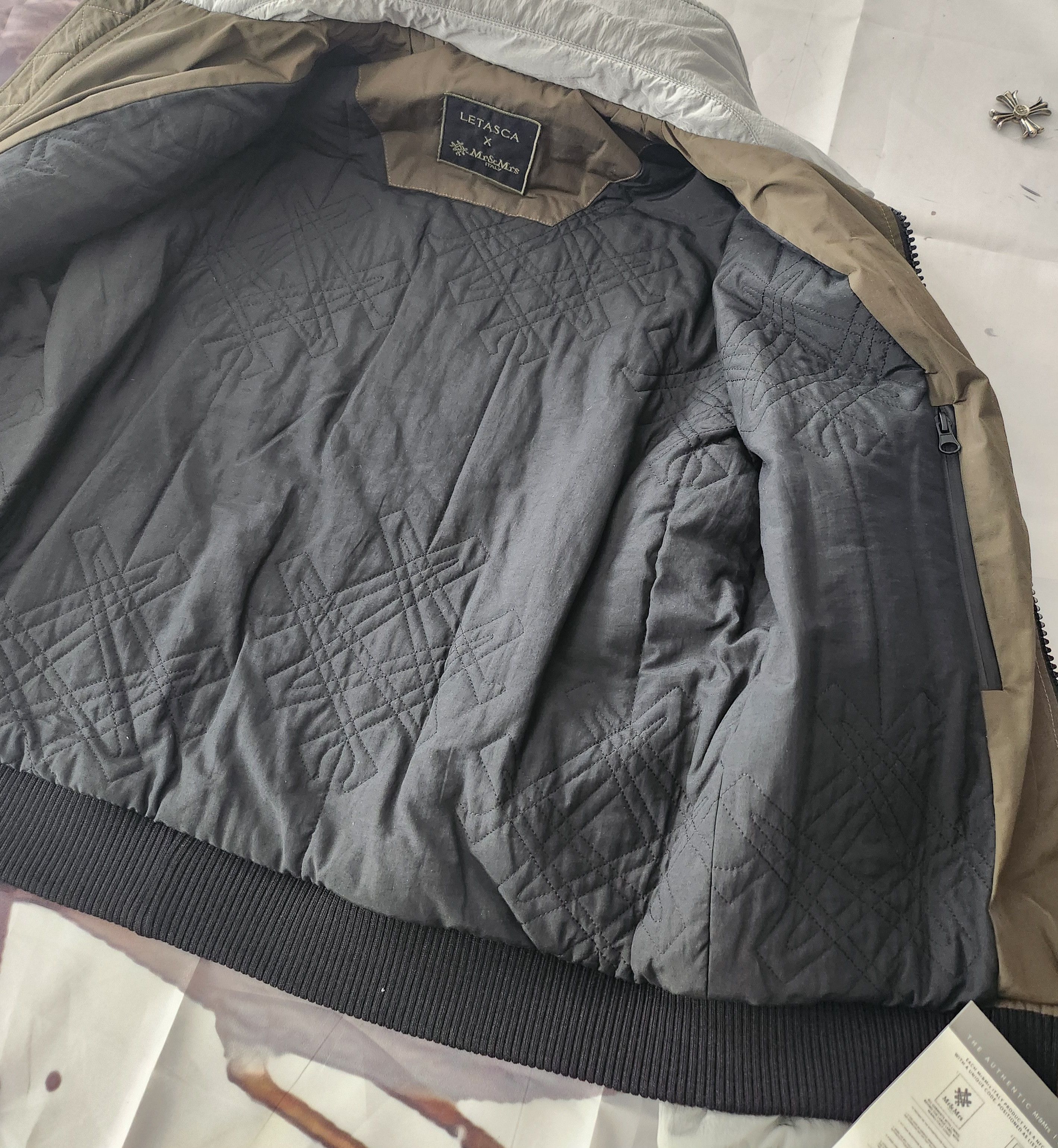 Letasca × MR & MRS ITALY Mr & Mrs Italy x Letasca Padded Bomber Jacket Size US M / EU 48-50 / 2 - 7 Thumbnail
