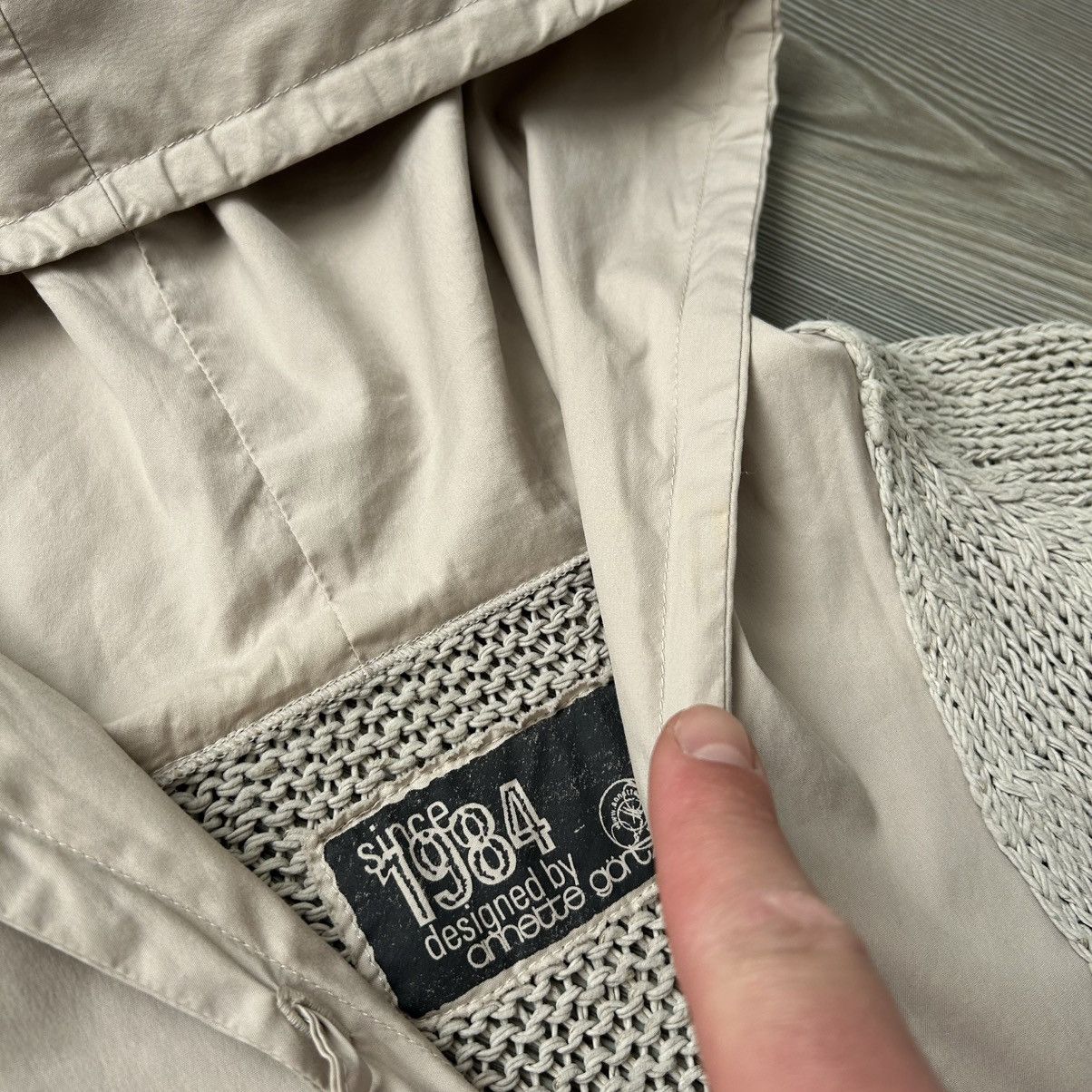 Annette Gortz Anette Gortz Linen Blend Mesh Knit Zip Hoodie Jacket M Size M / US 6-8 / IT 42-44 - 23 Thumbnail