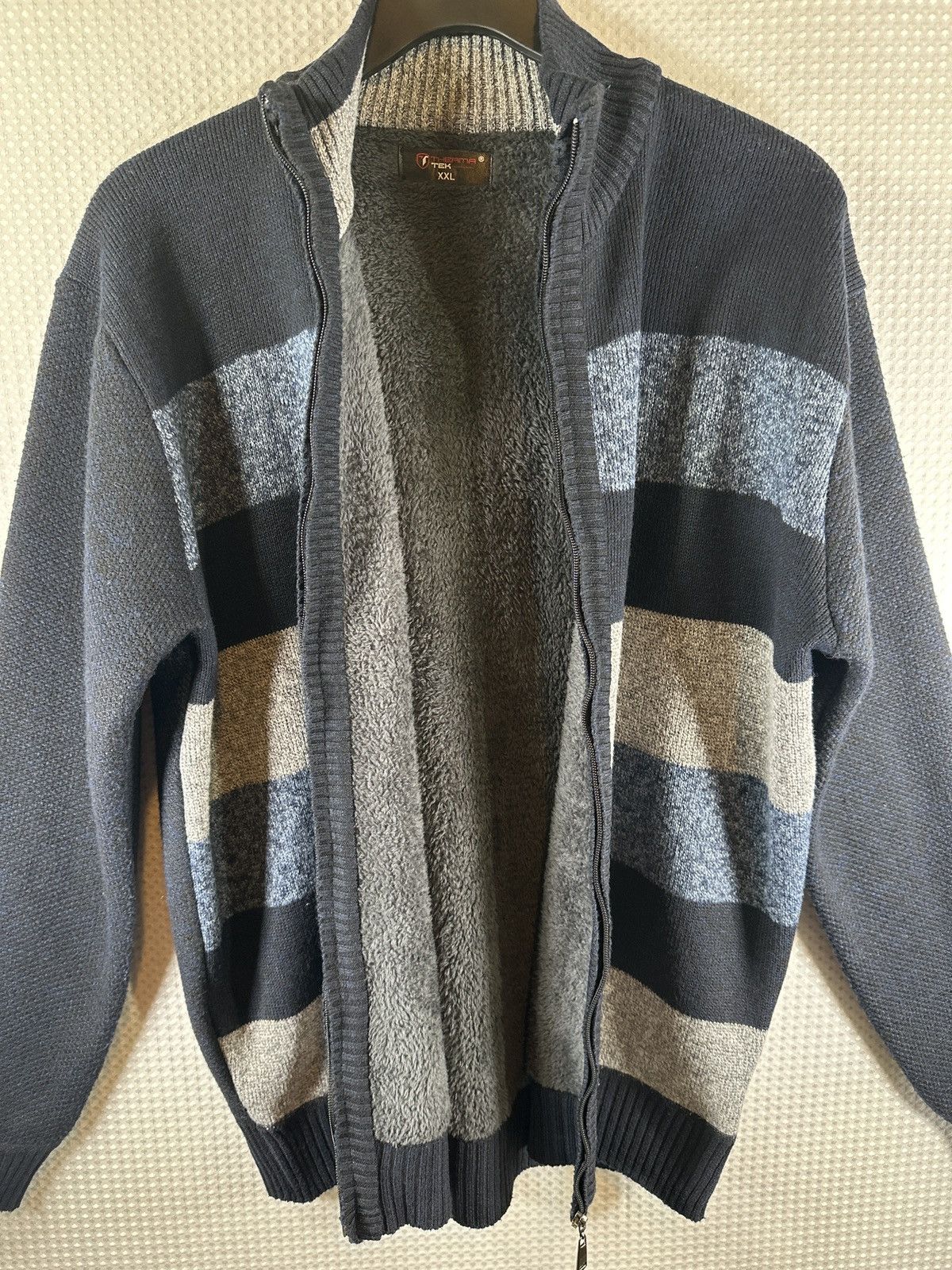 Other Therma-Tek Mock Neck Fur Lined Zip-up Sweater Size US XXL / EU 58 / 5 - 3 Thumbnail