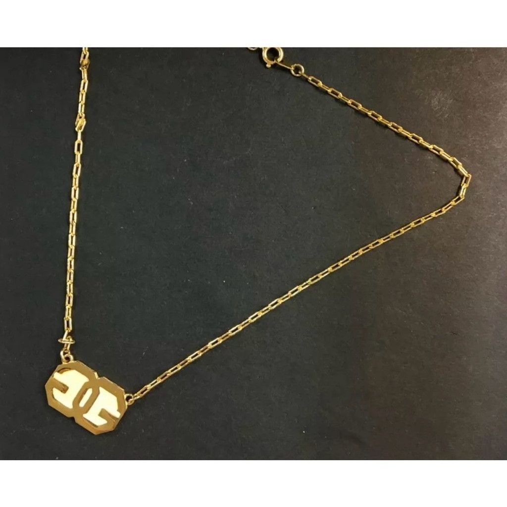 Givenchy Givenchy GG logo gold and enamel necklace Size ONE SIZE - 3 Thumbnail
