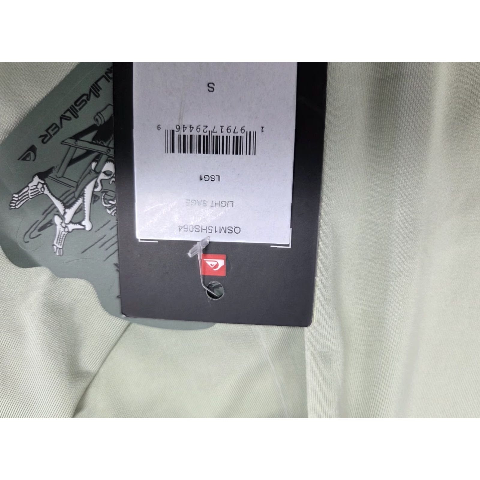 Quiksilver Quiksilver Mens Hoodie Long Sleeve Quick Dry UPF 50 Sage Small NWT Light Logo Graphic Print Beach Gomer Pullover Crew Neck Pocket Hooded Classic Size US S / EU 44-46 / 1 - 5 Thumbnail