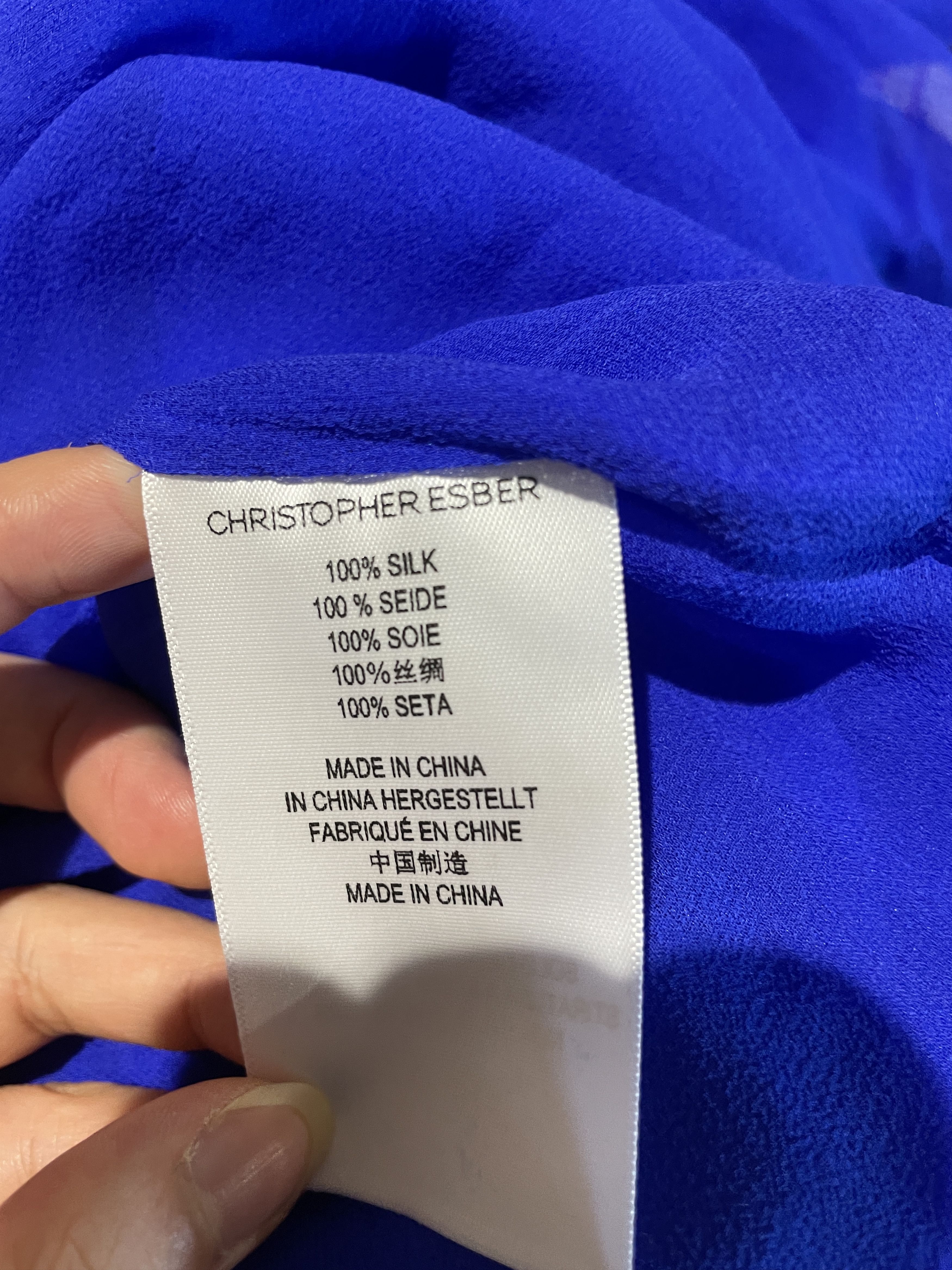 Christopher Esber Tie Front Layered Column Gown Size XS / US 0-2 / IT 36-38 - 10 Thumbnail