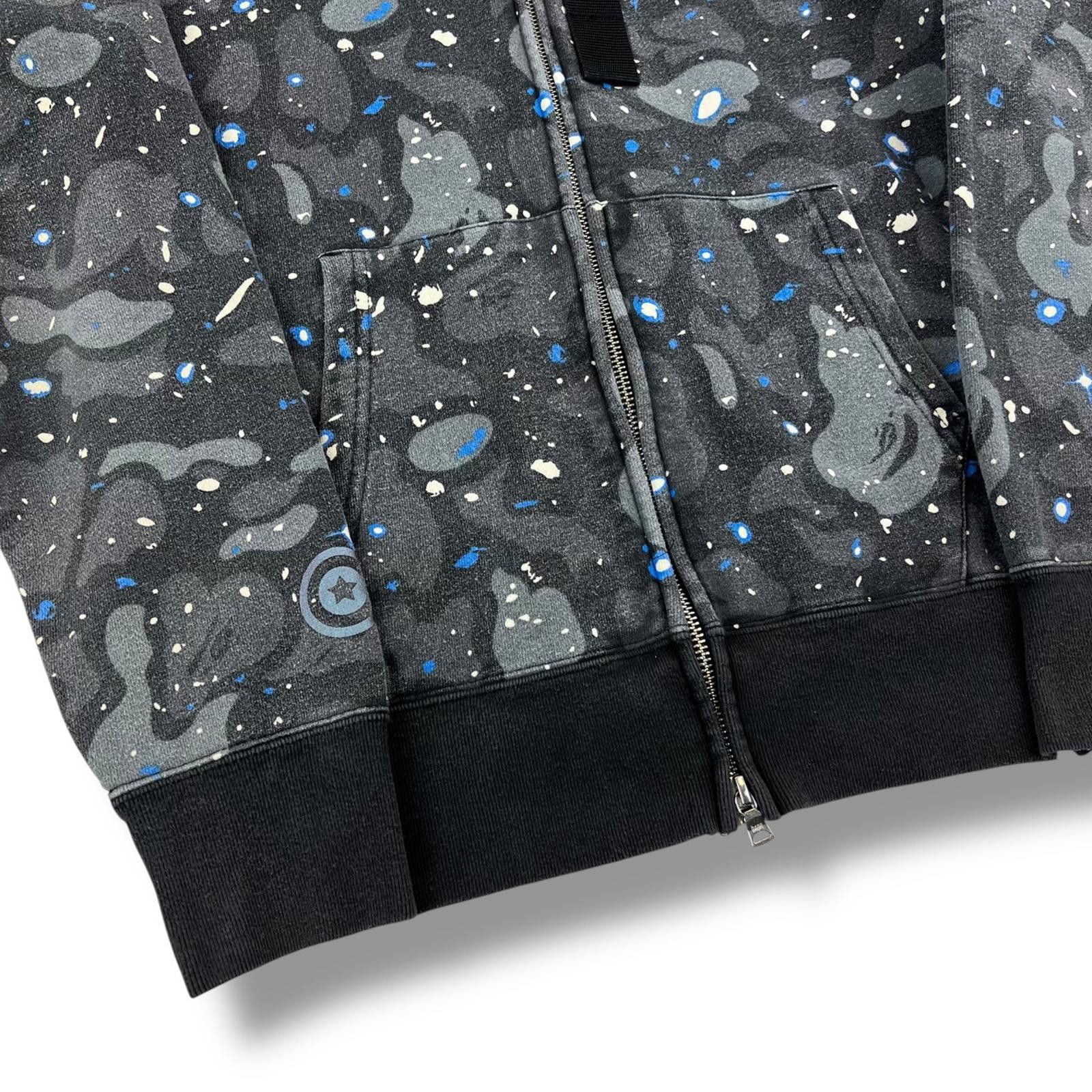 Bape Bape Space Camo Shark Hoodie Size US S / EU 44-46 / 1 - 4 Thumbnail