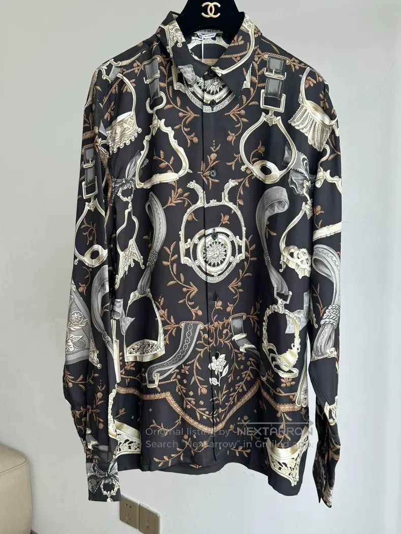 Hermes Hermes size 38 Men's shirt Size US M / EU 48-50 / 2 - 1 Thumbnail