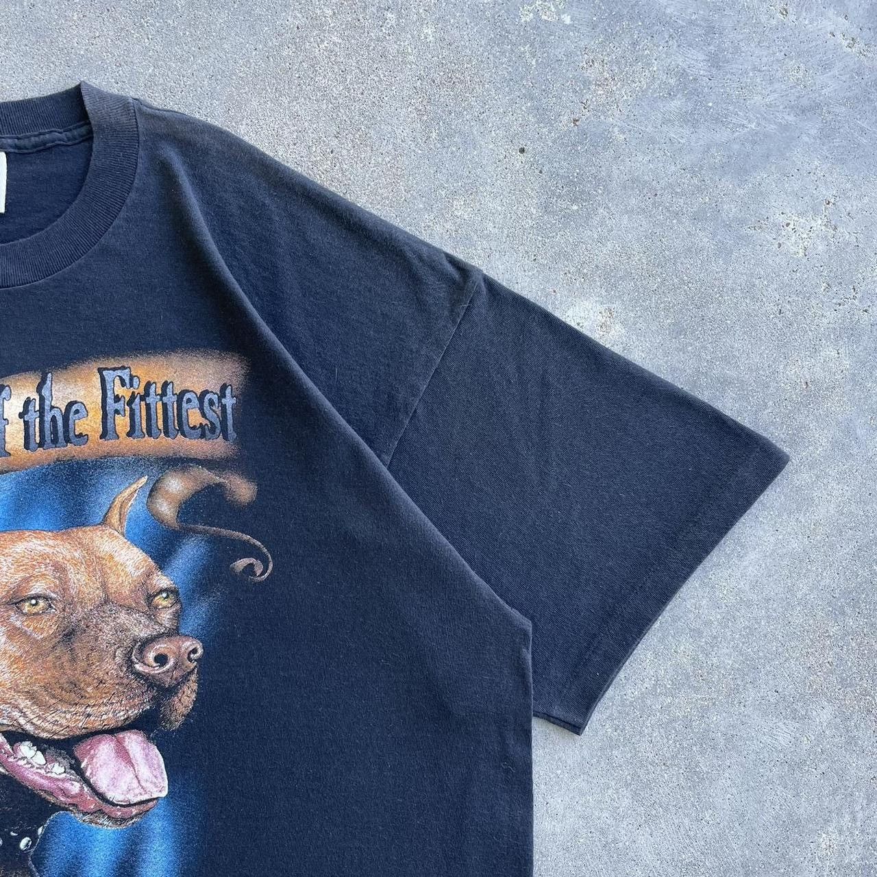 Japanese Brand × Vintage Crazy vintage 90s punk pit bull dog cyber grunge tshirt Size US XXL / EU 58 / 5 - 3 Thumbnail