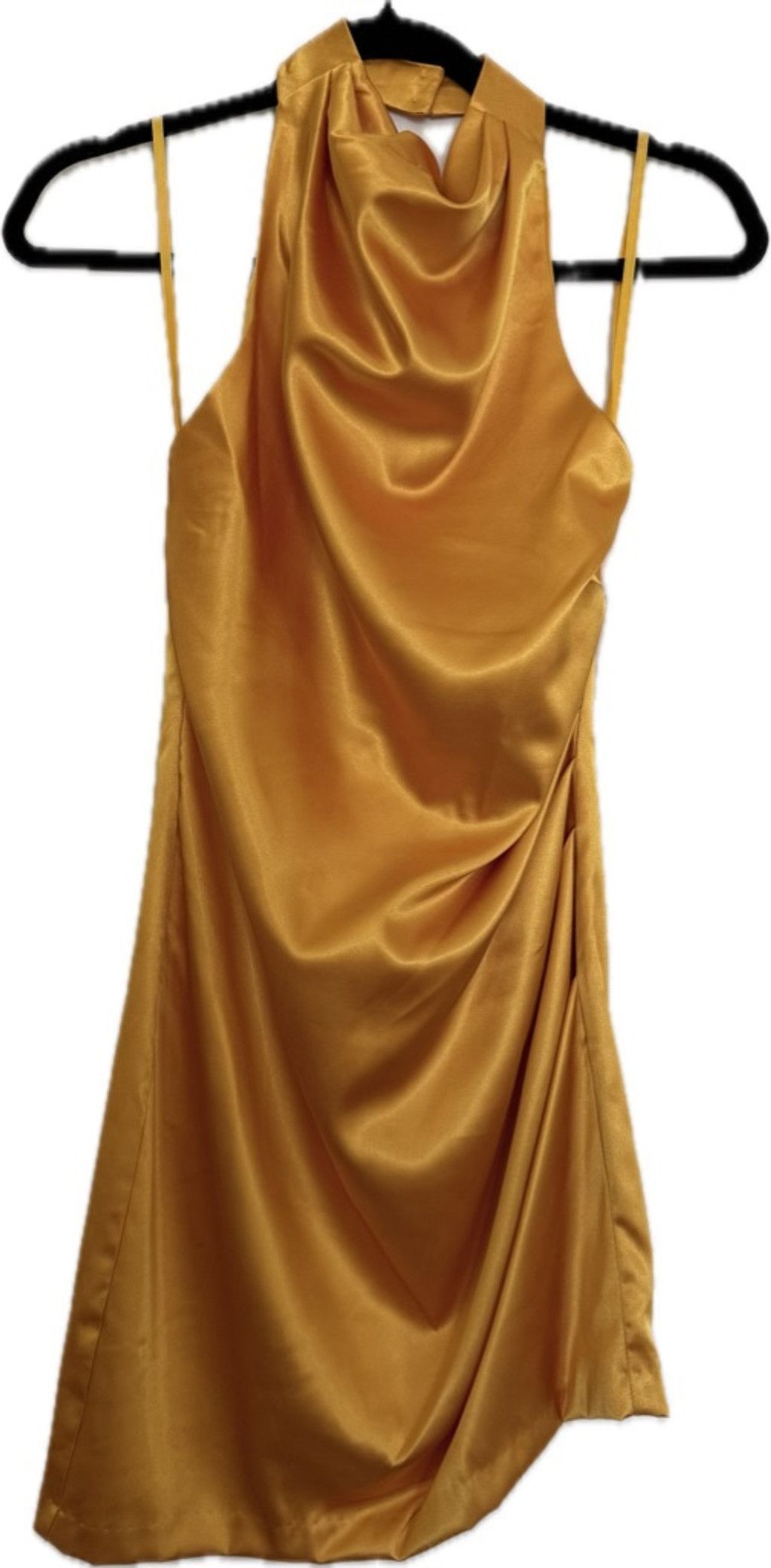 GB GB Yellow Satin Dress, size 3 Size M / US 6-8 / IT 42-44 - 5 Thumbnail