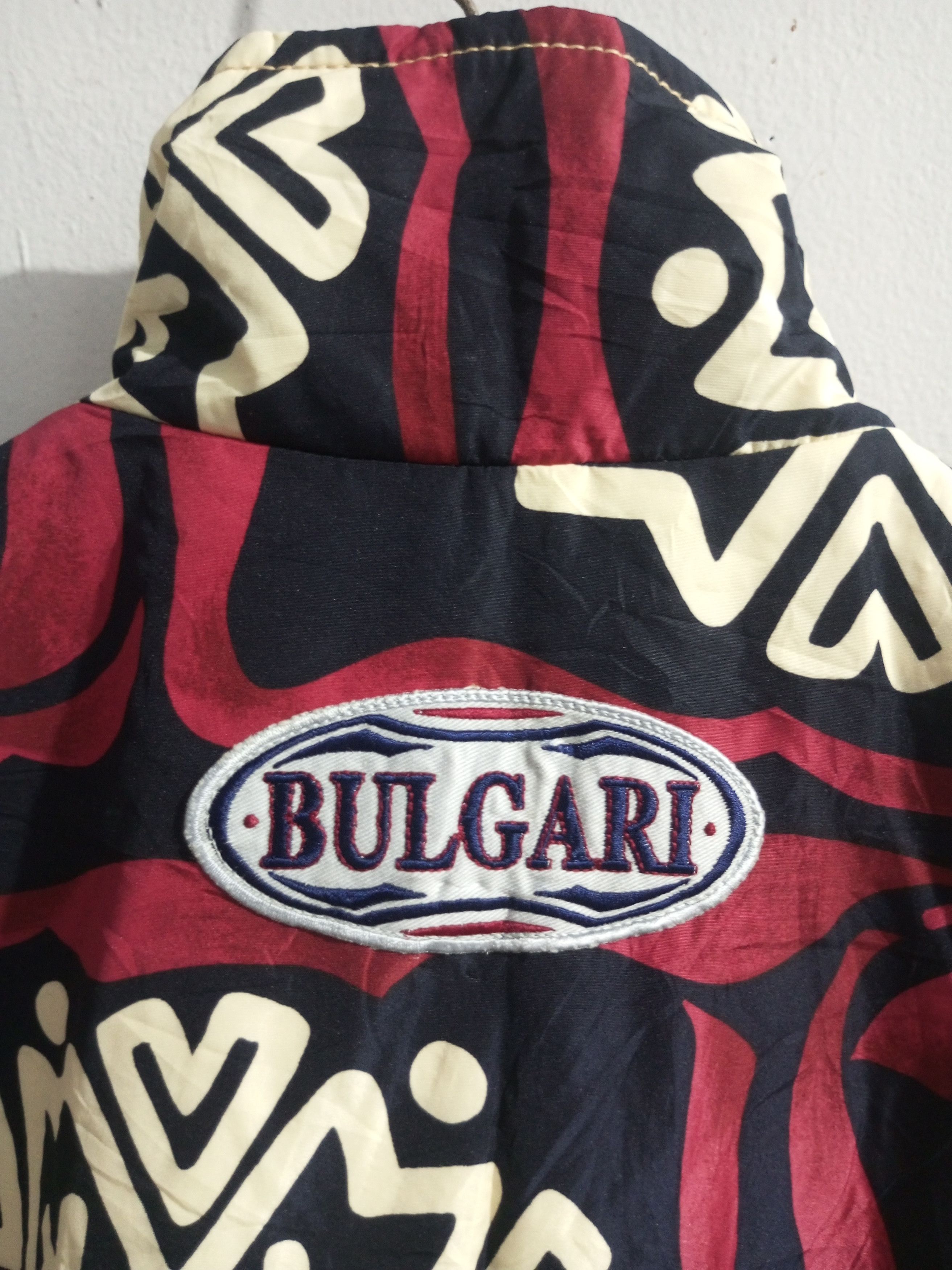 Japanese Brand Vintage Bvlgari art full print vest Size US L / EU 52-54 / 3 - 7 Thumbnail
