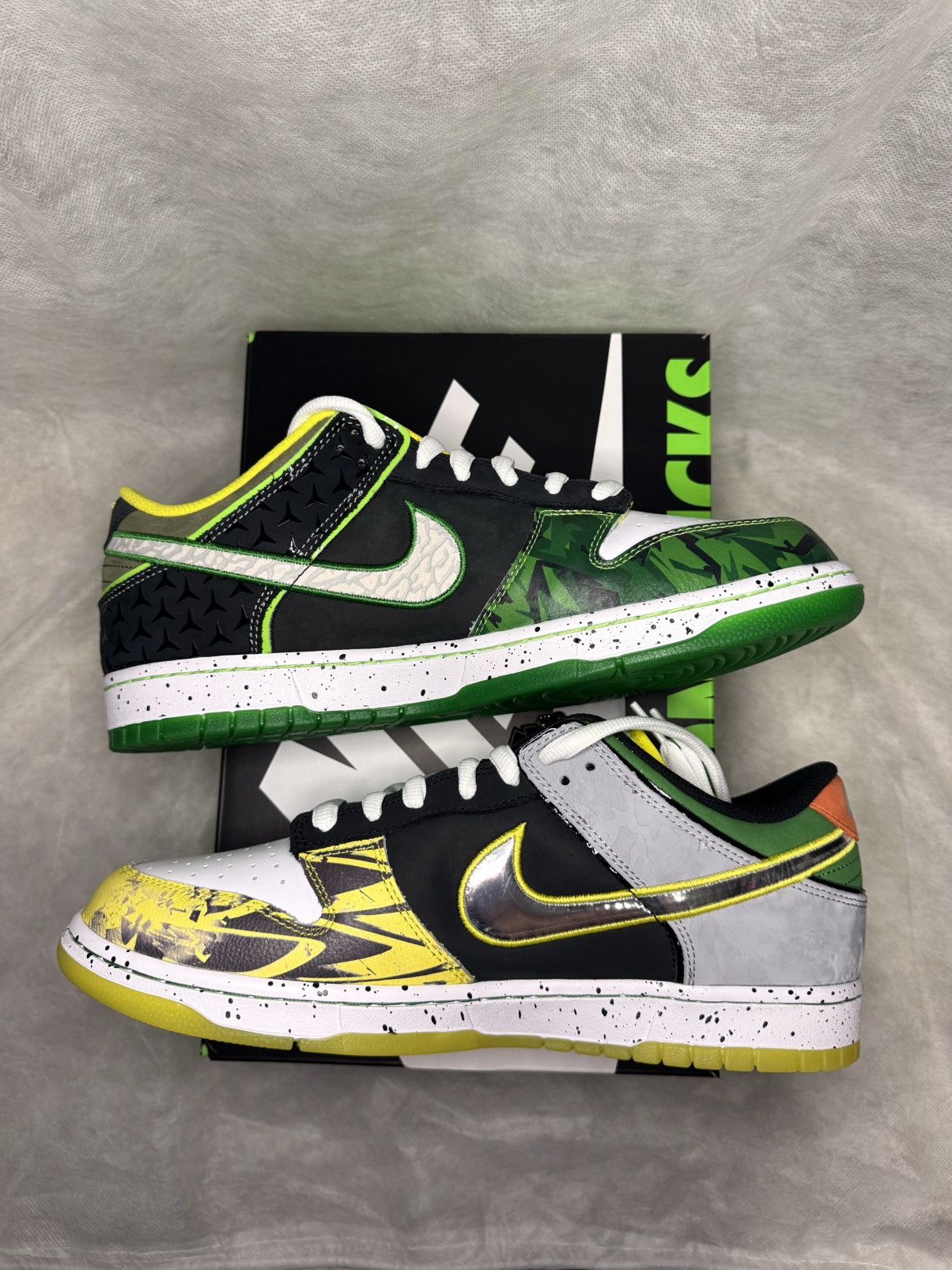 Nike Nike Dunk Low What the Duck University of Oregon Away PE Size US 12 / EU 45 - 3 Thumbnail