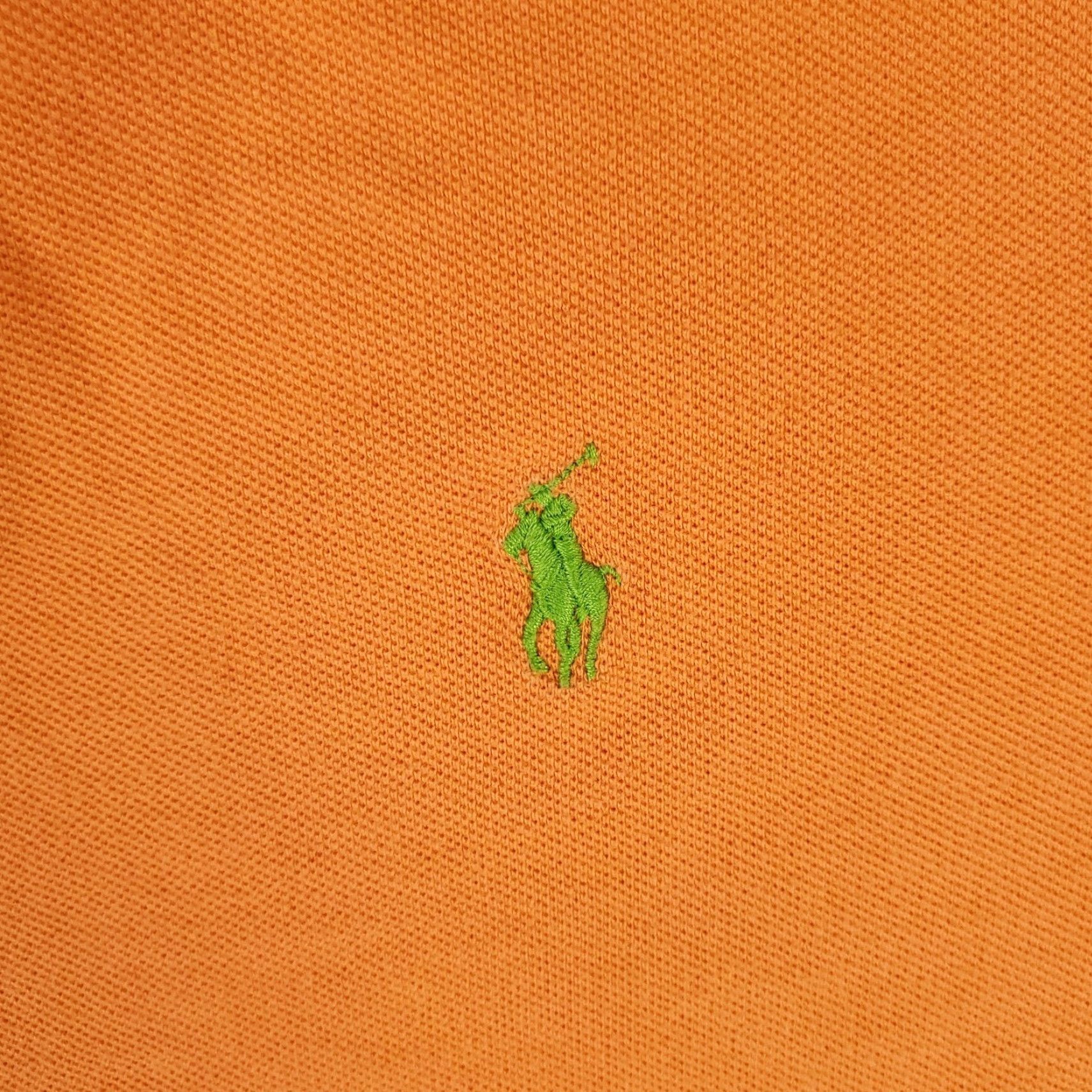 Ralph Lauren Ralph Lauren Polo Shirt Mens L Orange Pony Casual Short Sleeve Shirt Mens Orange Polo Short Sleeve Shirt Polo Size US L / EU 52-54 / 3 - 3 Thumbnail