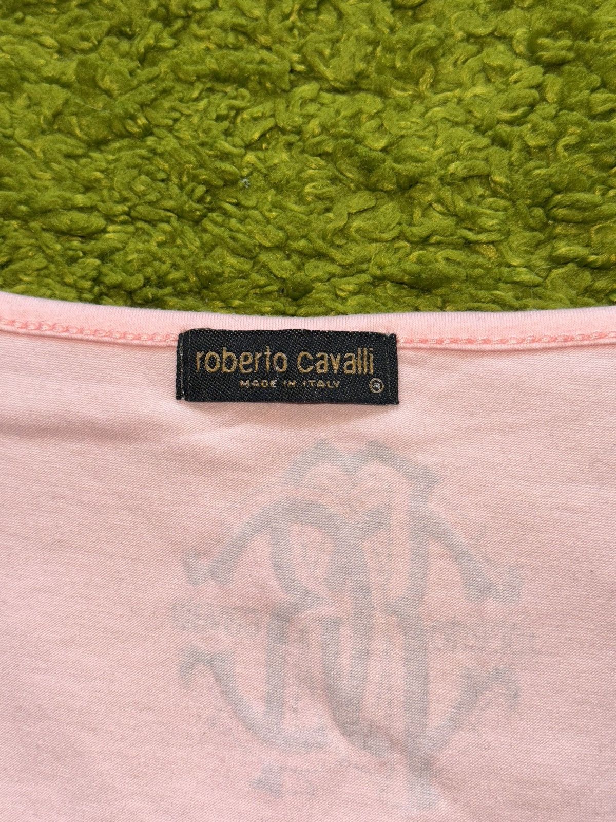 Roberto Cavalli Roberto Cavalli 2000s vintage lion logo t-shirt Y2K Size L / US 10 / IT 46 - 4 Thumbnail