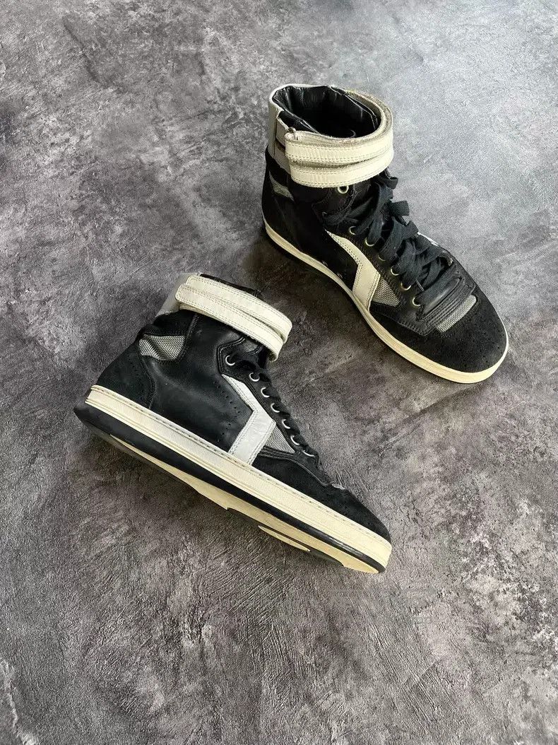 Dior Dior Patchwork Magic Tape High-Top Canvas Shoes Size US 6.5 / EU 39-40 - 2 Thumbnail