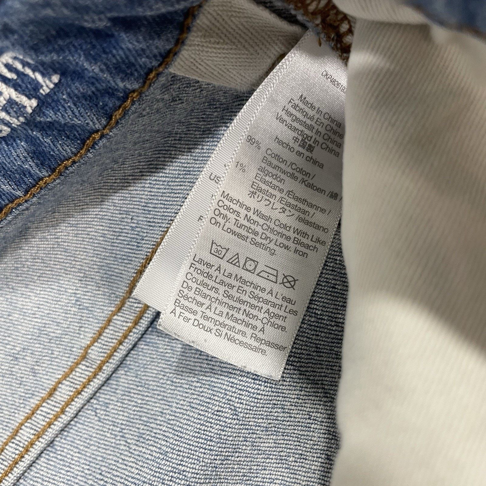 Madewell Madewell The 1991 Straight Jeans Blue Denim Size 33 30 EUC Size 33" - 8 Thumbnail