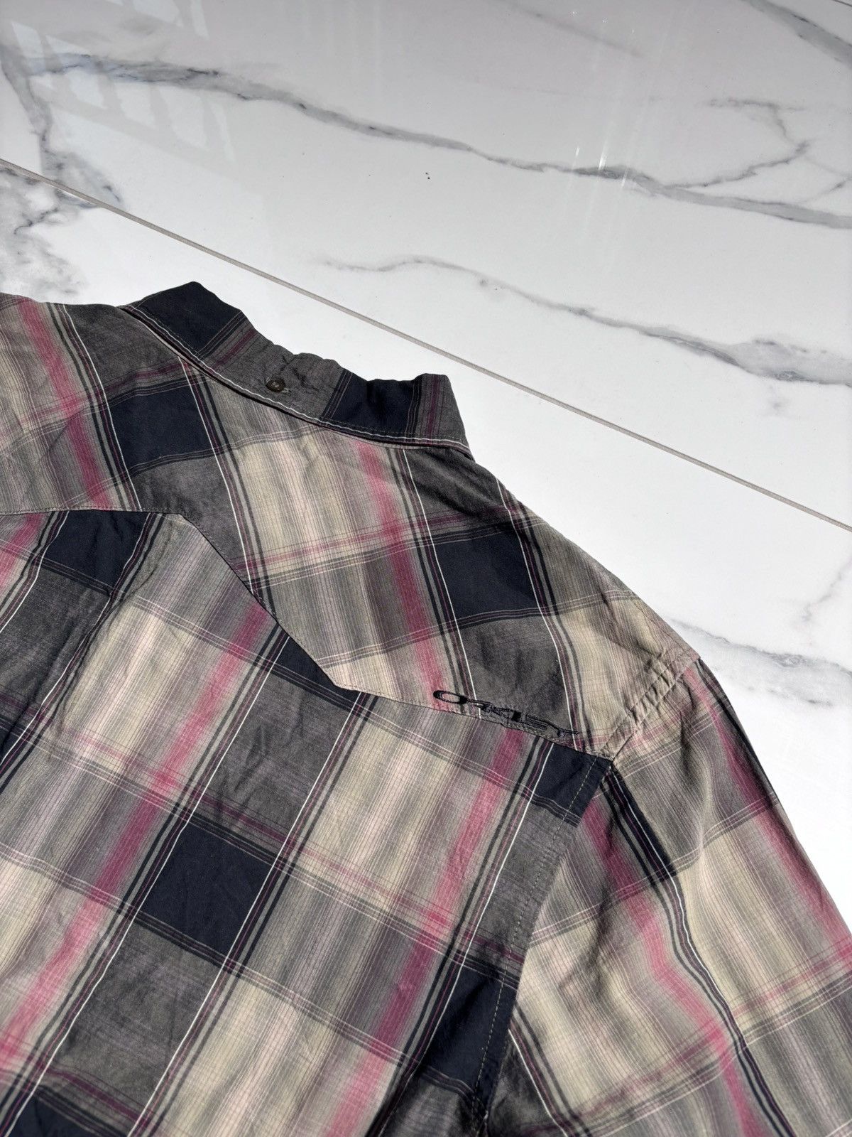 Oakley VTG Oakley Baggy Shirts Long Sleeve Plaid GorpCore Style 00s Size US XL / EU 56 / 4 - 8 Thumbnail