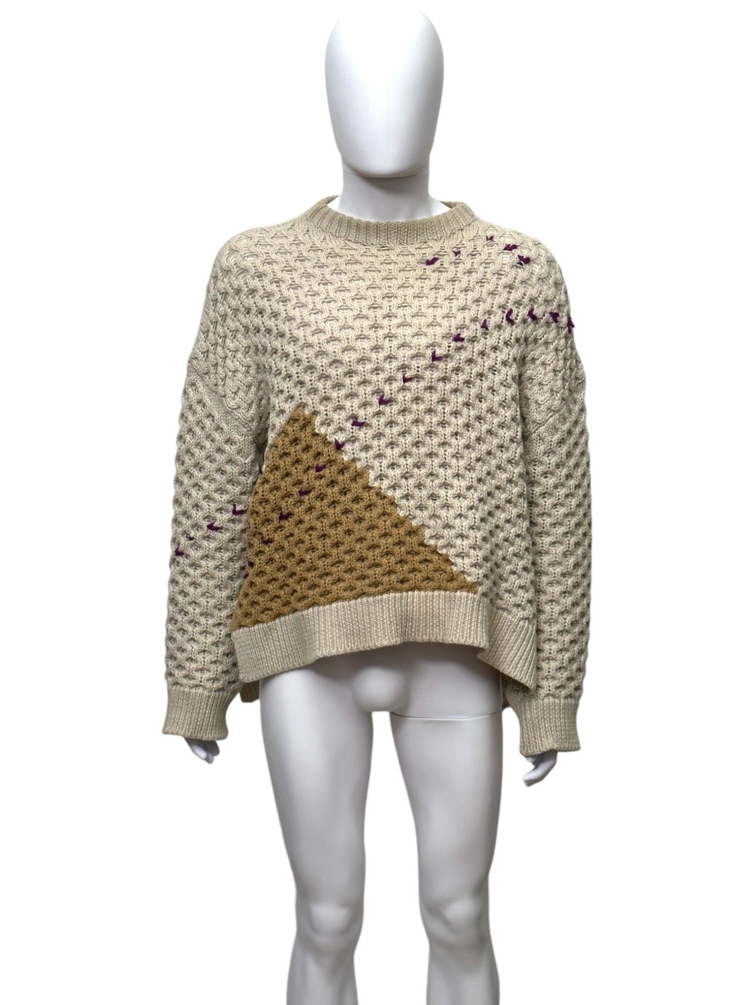 Raf Simons AW2018 Argyle Sweater Size US S / EU 44-46 / 1 - 1 Thumbnail
