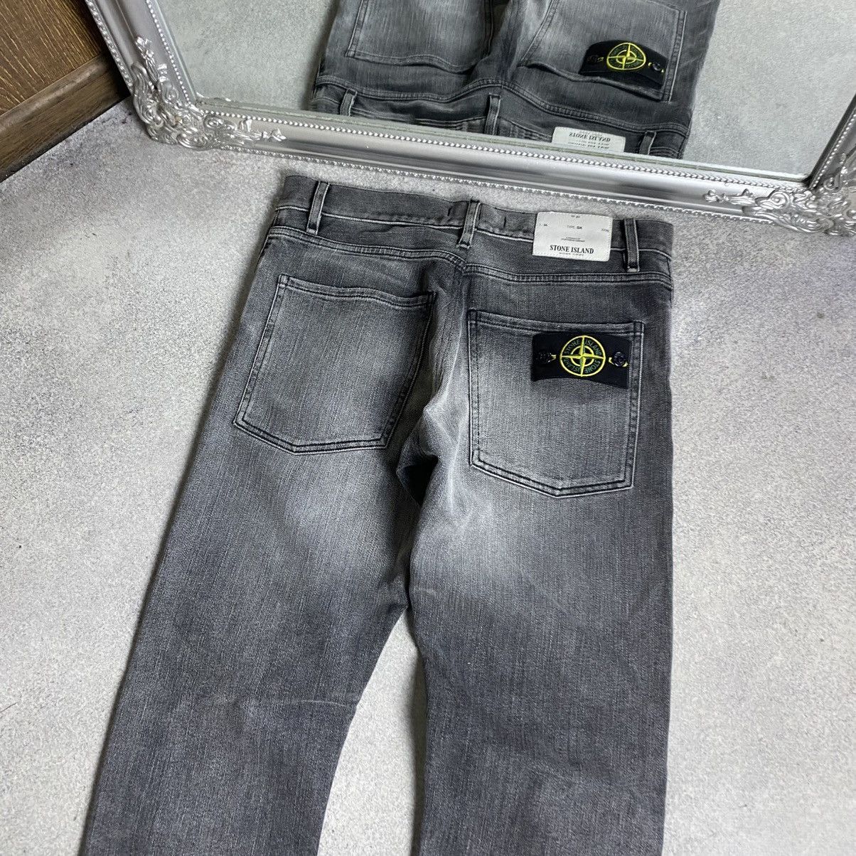 Stone Island Stone Island Jeans Patch Grey Size US 31 - 3 Thumbnail