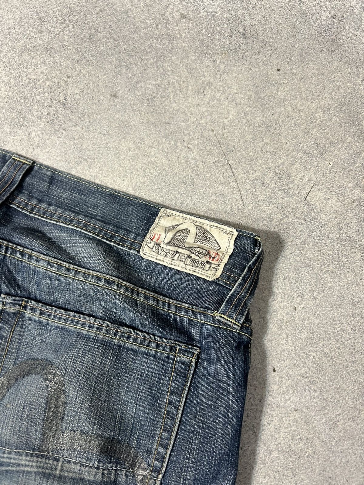 Evisu Vintage Evisu Puma Denim Jeans Y2K USA Size US 36 / EU 52 - 2 Thumbnail