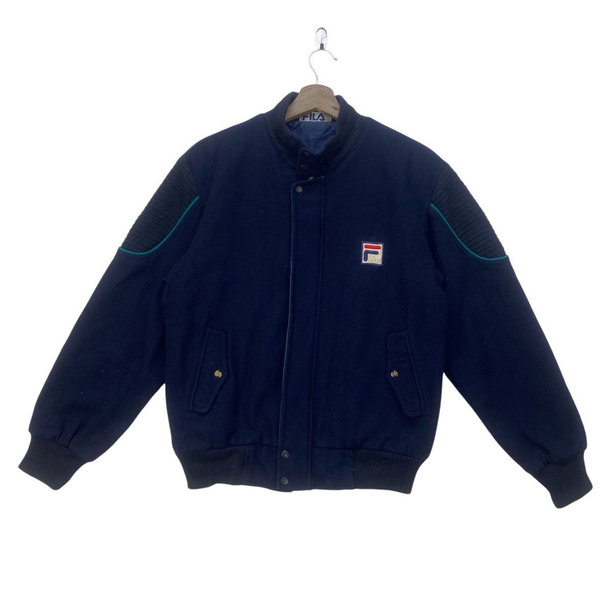 Bjorn Borg × Fila × Vintage Vintage Made in Italy Fila Bjorn Borg Bomber Style Jacket Size US S / EU 44-46 / 1 - 2 Thumbnail
