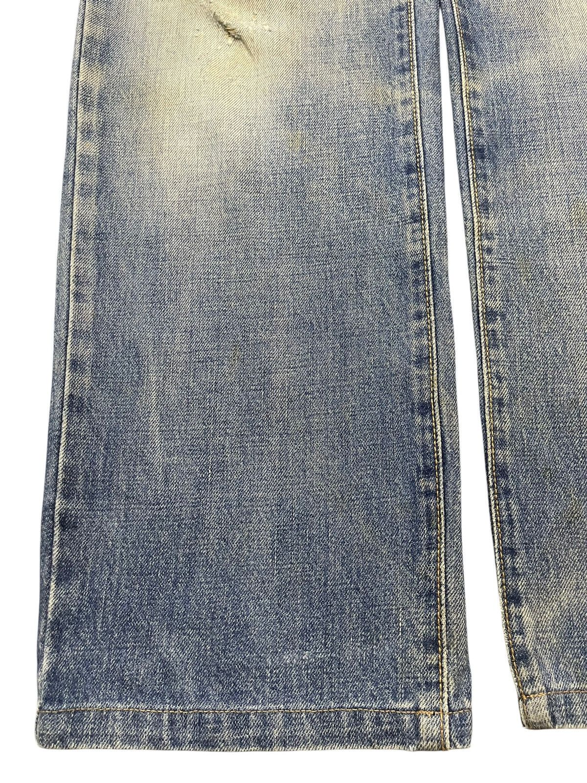 In The Attic Vintage Japanese Brand Mud Wash Faded Distress Loose Jeans Size US 33 - 7 Thumbnail